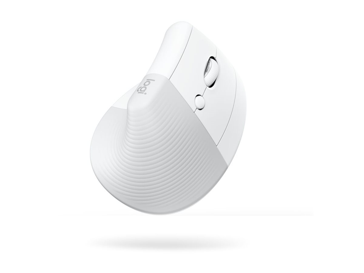 Logitech Lift for Business - Vertikale Maus - - 6 Tasten - kabellos - Bluetooth - 2.4 GHz - Logitech Logi Bolt USB-Receiver - Off-White Logitech Lift for Business - Vertikale Maus - - 6 Tasten - kabellos - Bluetooth - 2.4 GHz - Logitech Logi Bolt USB-Receiver - Off-White