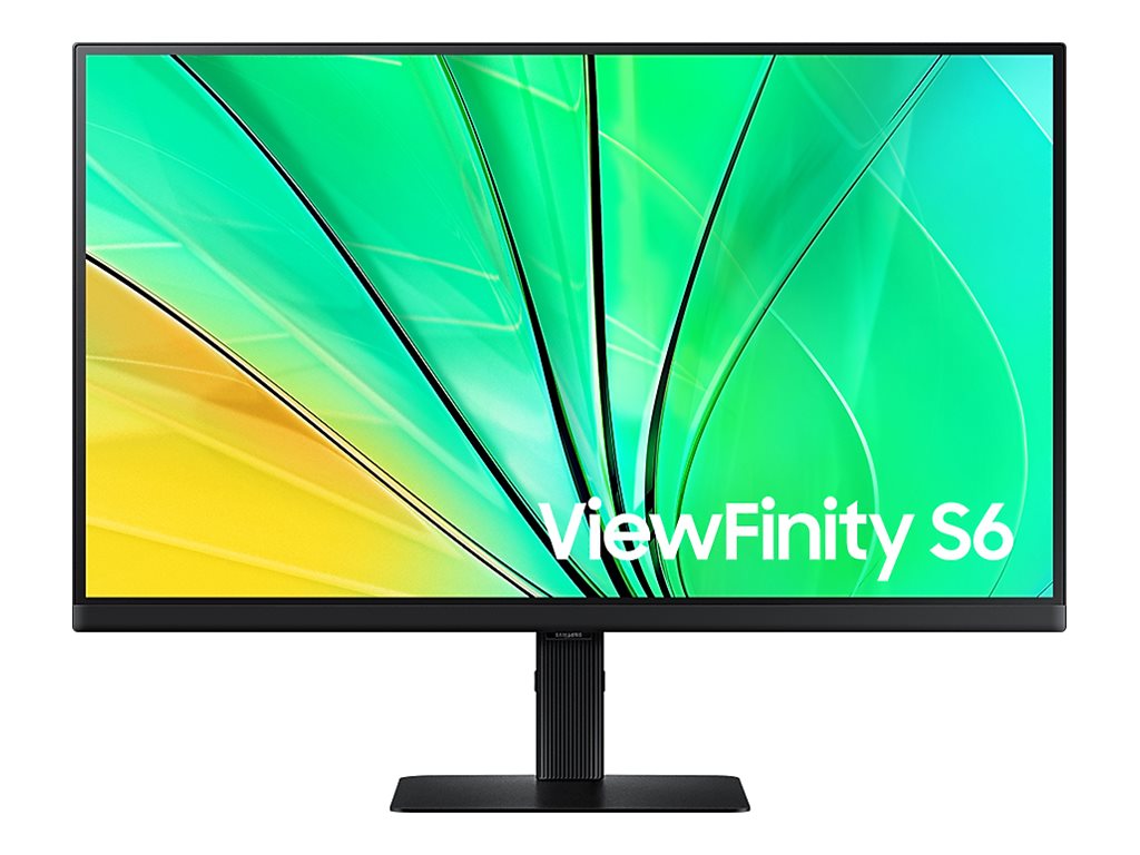 Samsung ViewFinity S6 S27D600EAU - S60UD Series - - 2560 x 1440 QHD @ 100 Hz - IPS - 350 cd/m² - 1000:1 - HDR10 - 5 ms - HDMI - DisplayPort - Schwarz