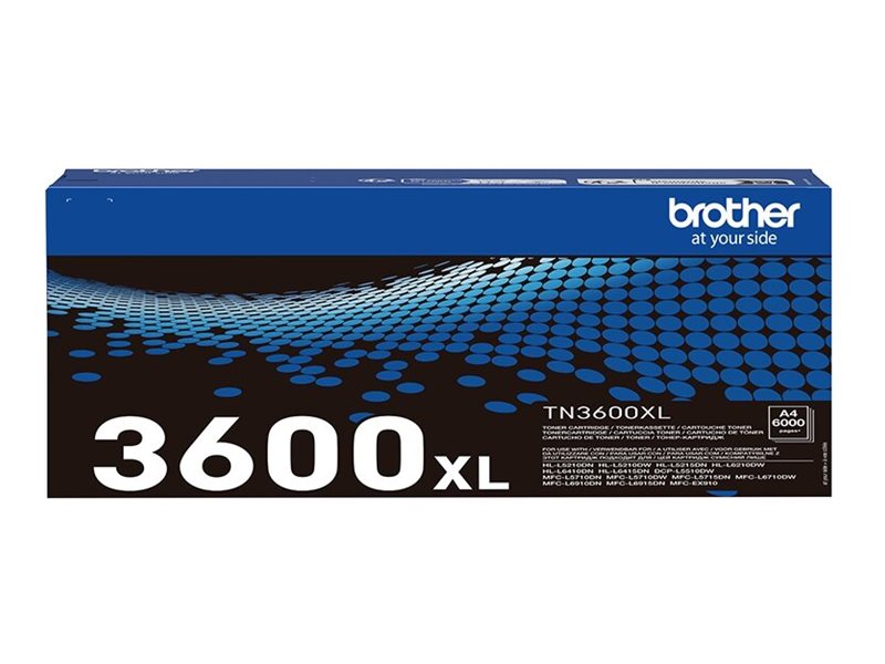 Brother TN3600XL - Mit hoher Kapazität - Schwarz - original - Box - Tonerpatrone - für Brother DCP-L5510 - HL-L5210 - L5215 - L6410 - L6415 - MFC-L5710 - L5715 - L6710 - L6910 - L6915