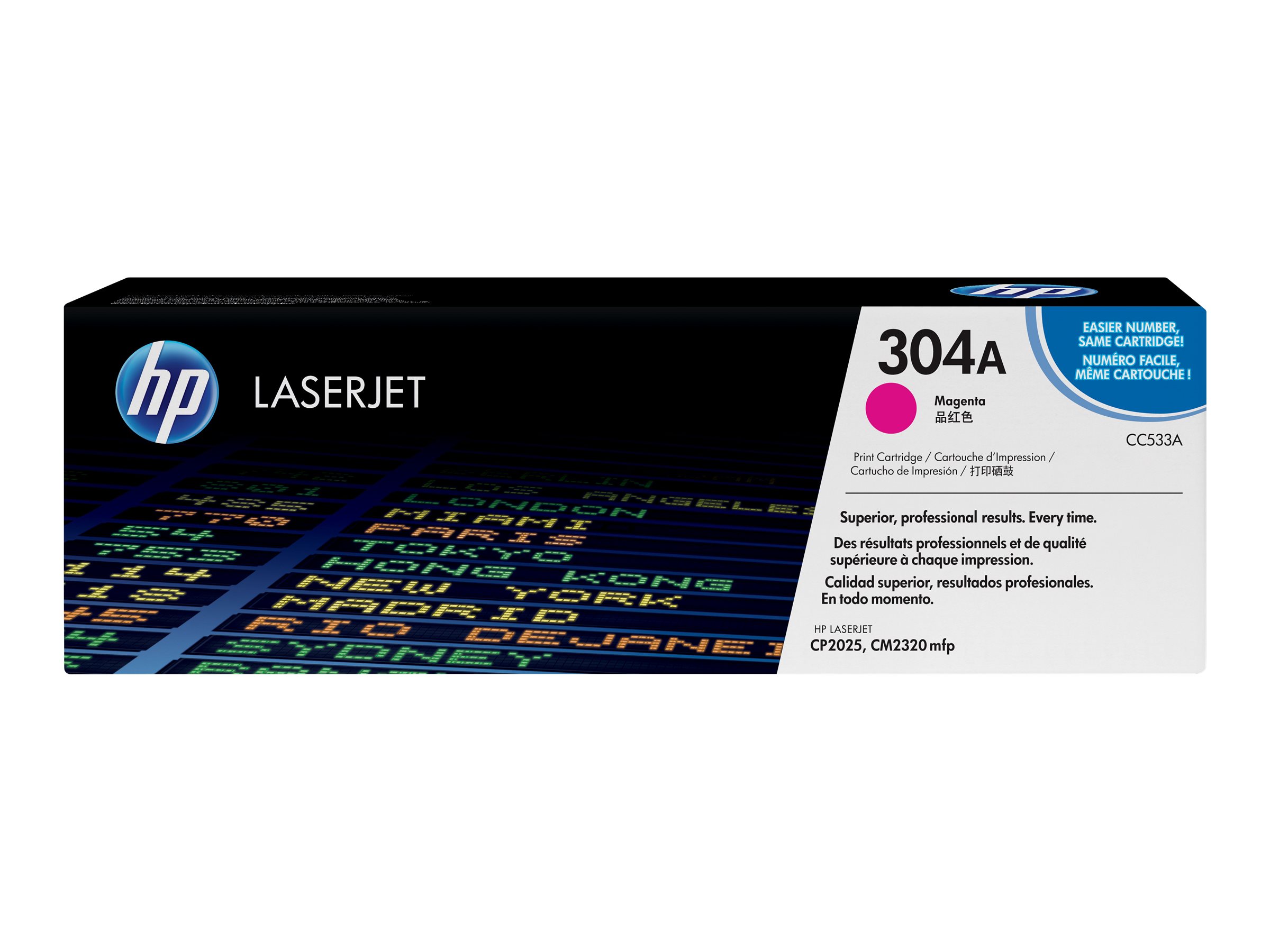 HP Toner CC533A magenta für HP LaserJet 4000 Serie - für Color LaserJet CM2320fxi - CM2320n - CM2320nf - CP2025 - CP2025dn - CP2025n - CP2025x