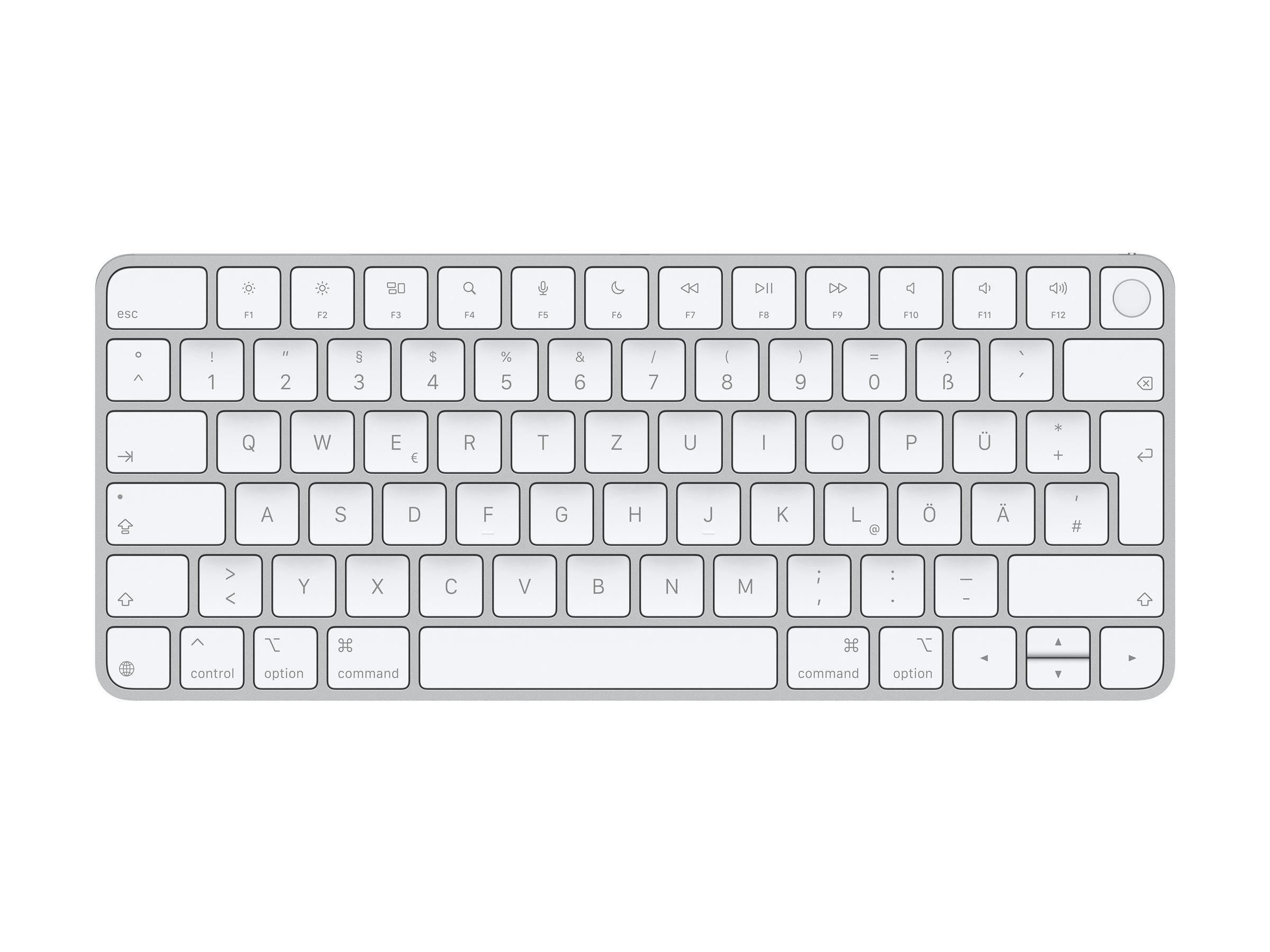 Apple Magic Keyboard with Touch ID - Tastatur - USB-C - kabellos - Bluetooth - QWERTZ - Deutsch Apple Magic Keyboard with Touch ID - Tastatur - USB-C - kabellos - Bluetooth - QWERTZ - Deutsch