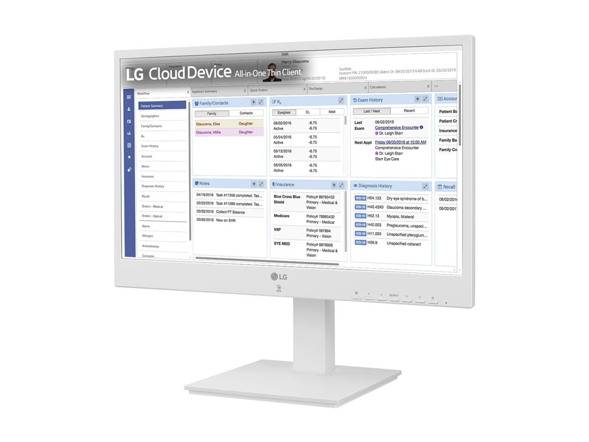 LG 24CR671N-2P - Thin Client - All-in-One - 1 x Pentium Silver N6005 / 2 GHz - RAM 8 GB - SSD 256 GB - NVMe - UHD Graphics - 1GbE - Wi-Fi 6 - WLAN: 802.11a/b/g/n/ac/ax - Bluetooth 5.1 - RFID - kein Betriebssystem - Monitor: LED 60.47 cm (23.8") 1920 x 1… LG 24CR671N-2P - Thin Client - All-in-One - 1 x Pentium Silver N6005 / 2 GHz - RAM 8 GB - SSD 256 GB - NVMe - UHD Graphics - 1GbE - Wi-Fi 6 - WLAN: 802.11a/b/g/n/ac/ax - Bluetooth 5.1 - RFID - kein Betriebssystem - Monitor: LED 60.47 cm (23.8") 1920 x 1…