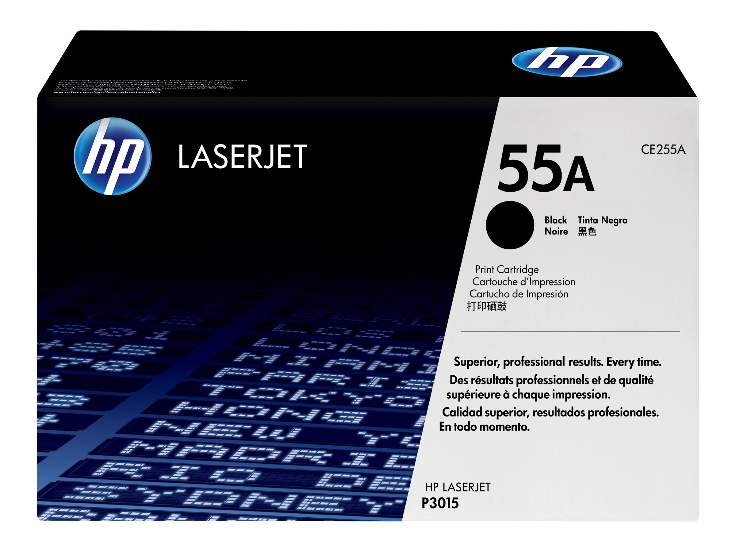 HP Toner CE255A schwarz für HP LaserJet P3015 - für LaserJet Enterprise MFP M525; LaserJet Enterprise Flow MFP M525; LaserJet Managed MFP M525 HP Toner CE255A schwarz für HP LaserJet P3015 - für LaserJet Enterprise MFP M525; LaserJet Enterprise Flow MFP M525; LaserJet Managed MFP M525
