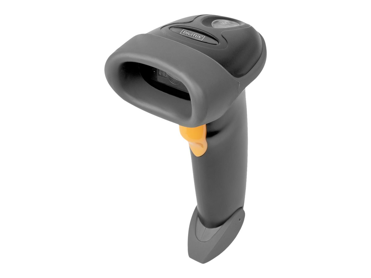Digitus 2D Barcode Handscanner, akkubetrieben incl. Bluetooth-Empfänger (USB A) - 200 Scans/Sek. - decodiert - USB - Bluetooth