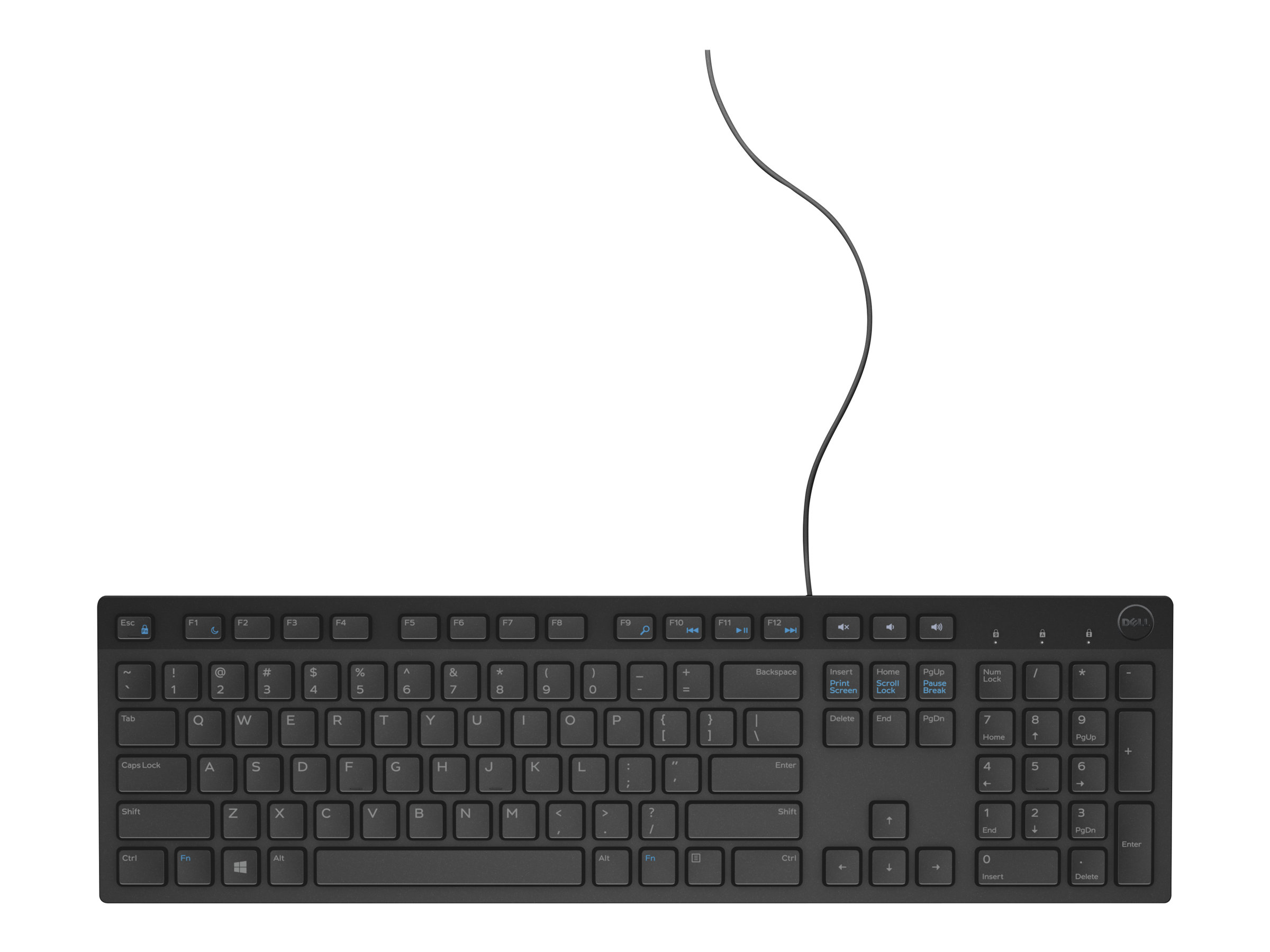 Dell KB216 - Tastatur - USB - QWERTZ - Deutsch - Schwarz