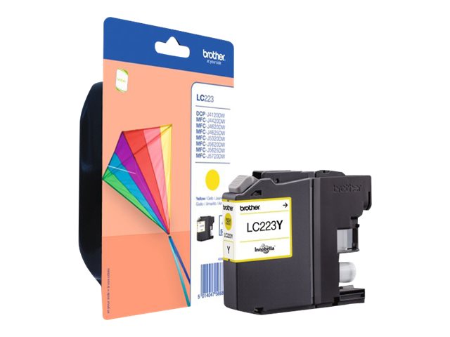 Brother LC223Y - Gelb - Original - Tintenpatrone - für Brother DCP-J4120 - J562 - MFC-J4625 - J480 - J5320 - J680 - J880; Business Smart MFC-J4420 Brother LC223Y - Gelb - Original - Tintenpatrone - für Brother DCP-J4120 - J562 - MFC-J4625 - J480 - J5320 - J680 - J880; Business Smart MFC-J4420