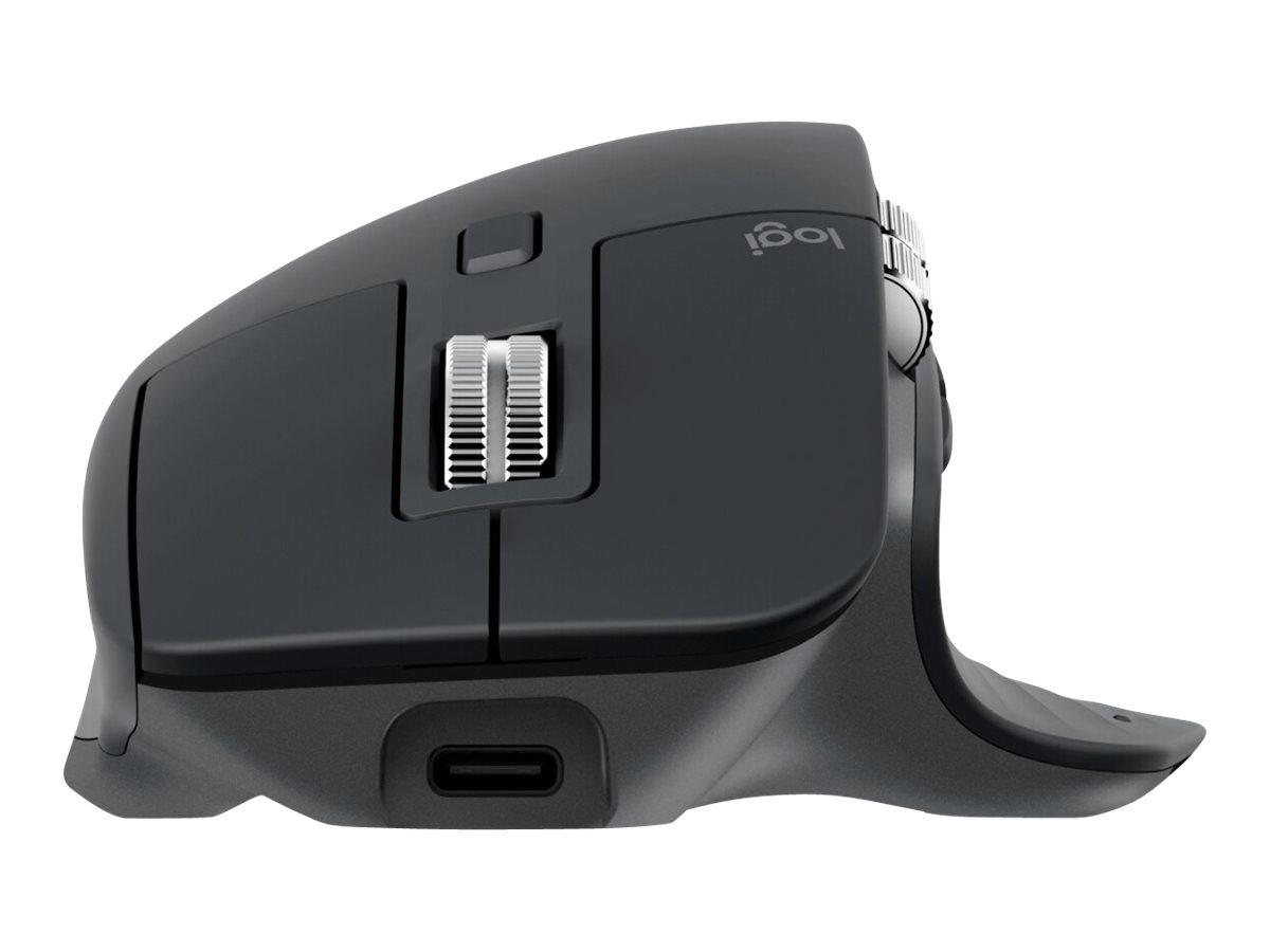 Logitech Master Series MX Master 3S for Business - Maus - ergonomisch - Für Rechtshänder - optisch - 7 Tasten - kabellos - Bluetooth - Logitech Logi Bolt USB-Receiver - Graphite Logitech Master Series MX Master 3S for Business - Maus - ergonomisch - Für Rechtshänder - optisch - 7 Tasten - kabellos - Bluetooth - Logitech Logi Bolt USB-Receiver - Graphite