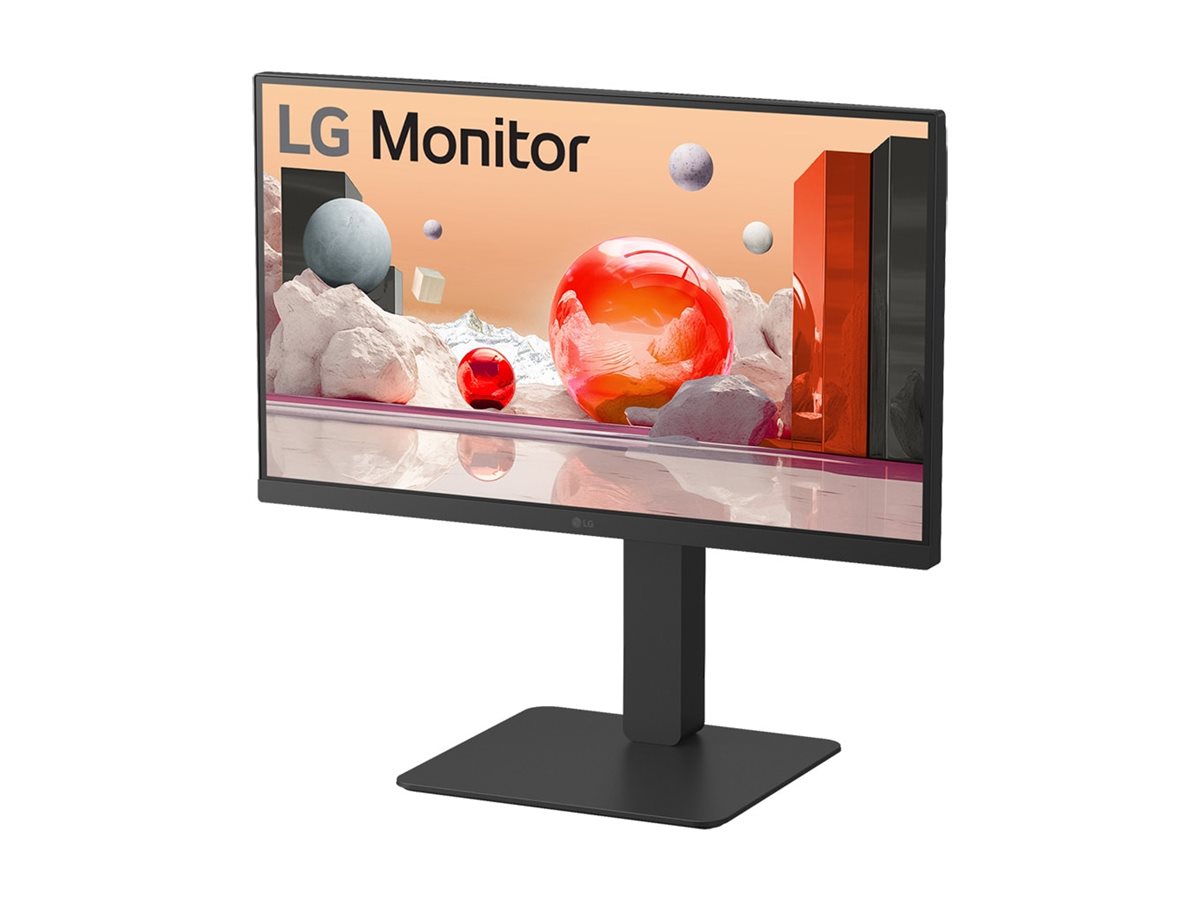 LG 24BA650-B - LCD-Monitor - 61 cm (24") (23.8" - 1920 x 1080 Full HD (1080p) @ 100 Hz - IPS - 250 cd/m² - 1300:1 - 5 ms - HDMI - DisplayPort - USB-C - Lautsprecher - Schwarz