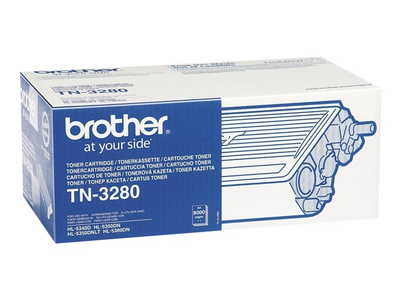 Brother TN3280 - Schwarz - Original - Tonerpatrone - für Brother DCP-8070 - 8085 - HL-5340 - 5350 - 5370 - 5380 - MFC-8370 - 8380 - 8880 - 8890