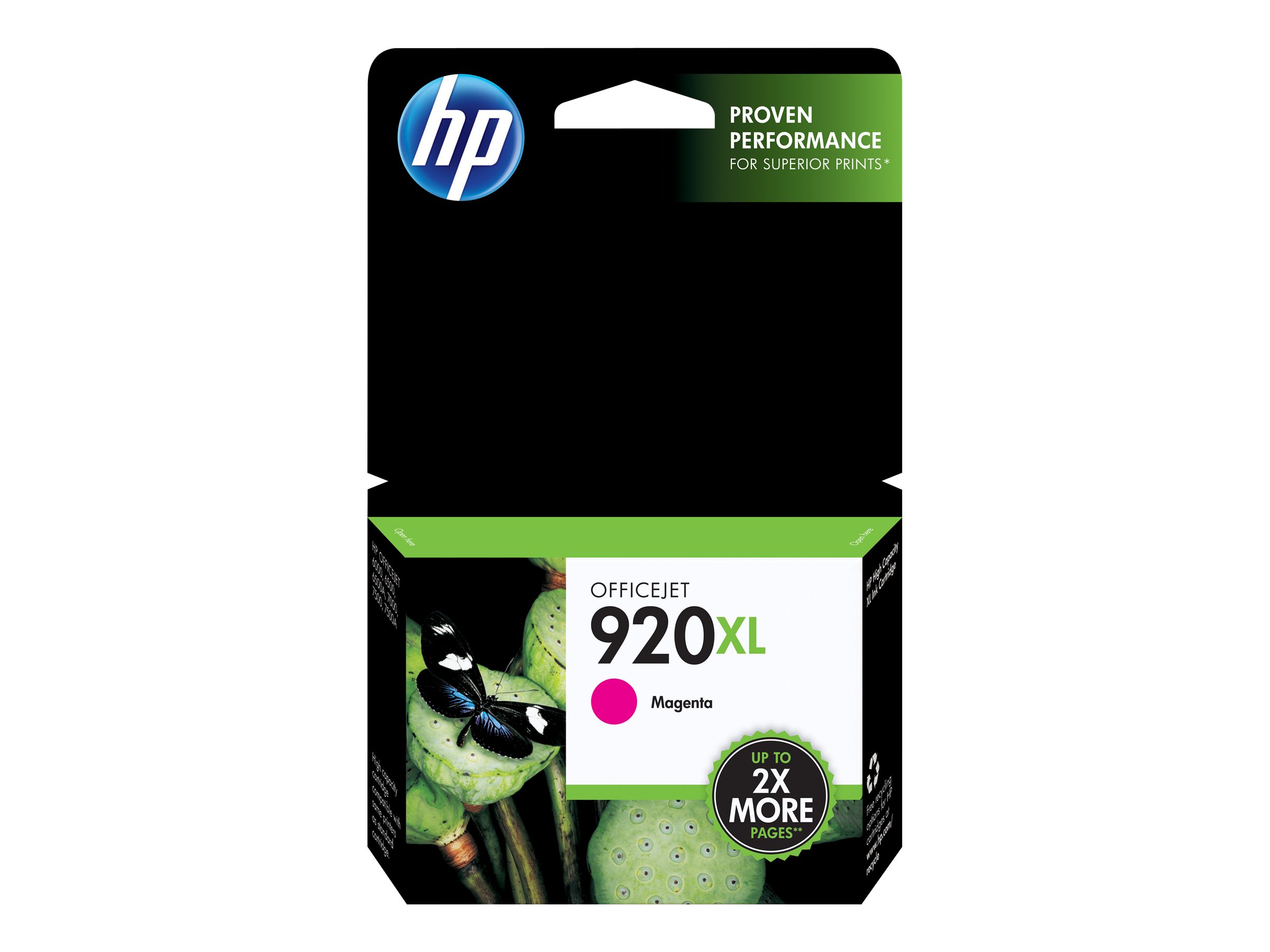 HP Tintenpatrone Nr. 920XL magenta - original - Tintenpatrone - für Officejet 6500 - 6500 E709a - 6500 E709c - 6500A - 6500A E710a - 7500A HP Tintenpatrone Nr. 920XL magenta - original - Tintenpatrone - für Officejet 6500 - 6500 E709a - 6500 E709c - 6500A - 6500A E710a - 7500A