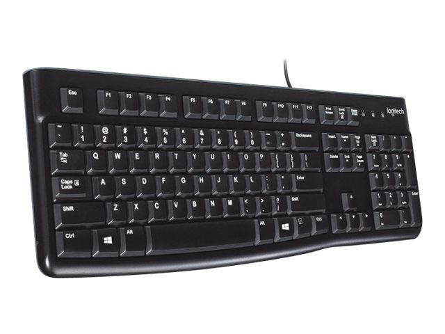 Tastatur K120 USB - Tastatur - 105 Tasten - QWERTZ - USB - Handballenauflage - Schwarz - Deutschland - CE - CUL - FCC Tastatur K120 USB - Tastatur - 105 Tasten - QWERTZ - USB - Handballenauflage - Schwarz - Deutschland - CE - CUL - FCC