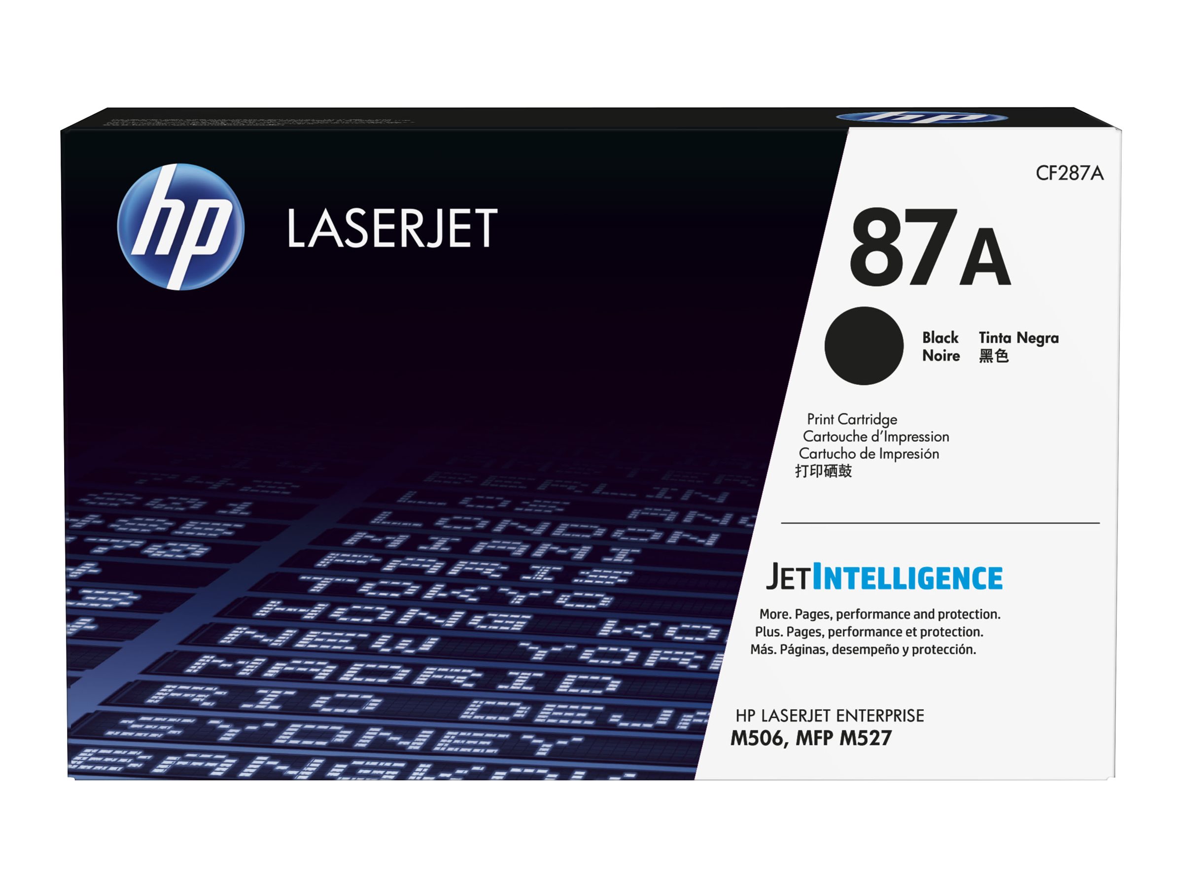HP Toner 87A schwarz f. LaserJet M506/MFP M527 9k - für LaserJet Enterprise M506 - MFP M527; LaserJet Enterprise Flow MFP M527; LaserJet Pro M501 HP Toner 87A schwarz f. LaserJet M506/MFP M527 9k - für LaserJet Enterprise M506 - MFP M527; LaserJet Enterprise Flow MFP M527; LaserJet Pro M501