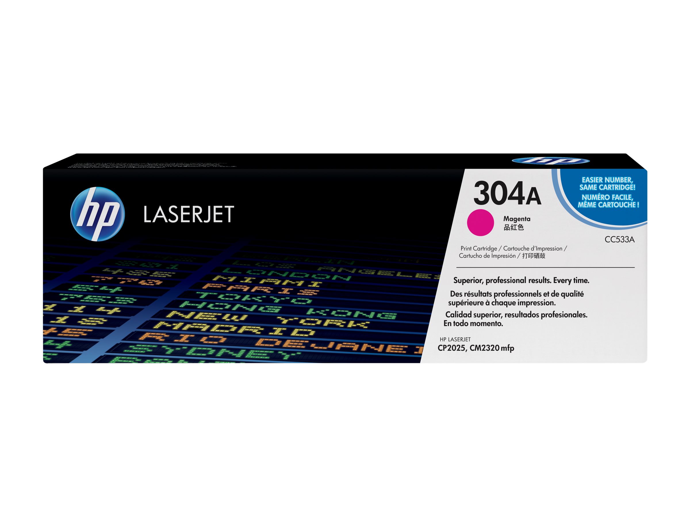 HP Toner CC533A magenta für HP LaserJet 4000 Serie - für Color LaserJet CM2320fxi - CM2320n - CM2320nf - CP2025 - CP2025dn - CP2025n - CP2025x HP Toner CC533A magenta für HP LaserJet 4000 Serie - für Color LaserJet CM2320fxi - CM2320n - CM2320nf - CP2025 - CP2025dn - CP2025n - CP2025x
