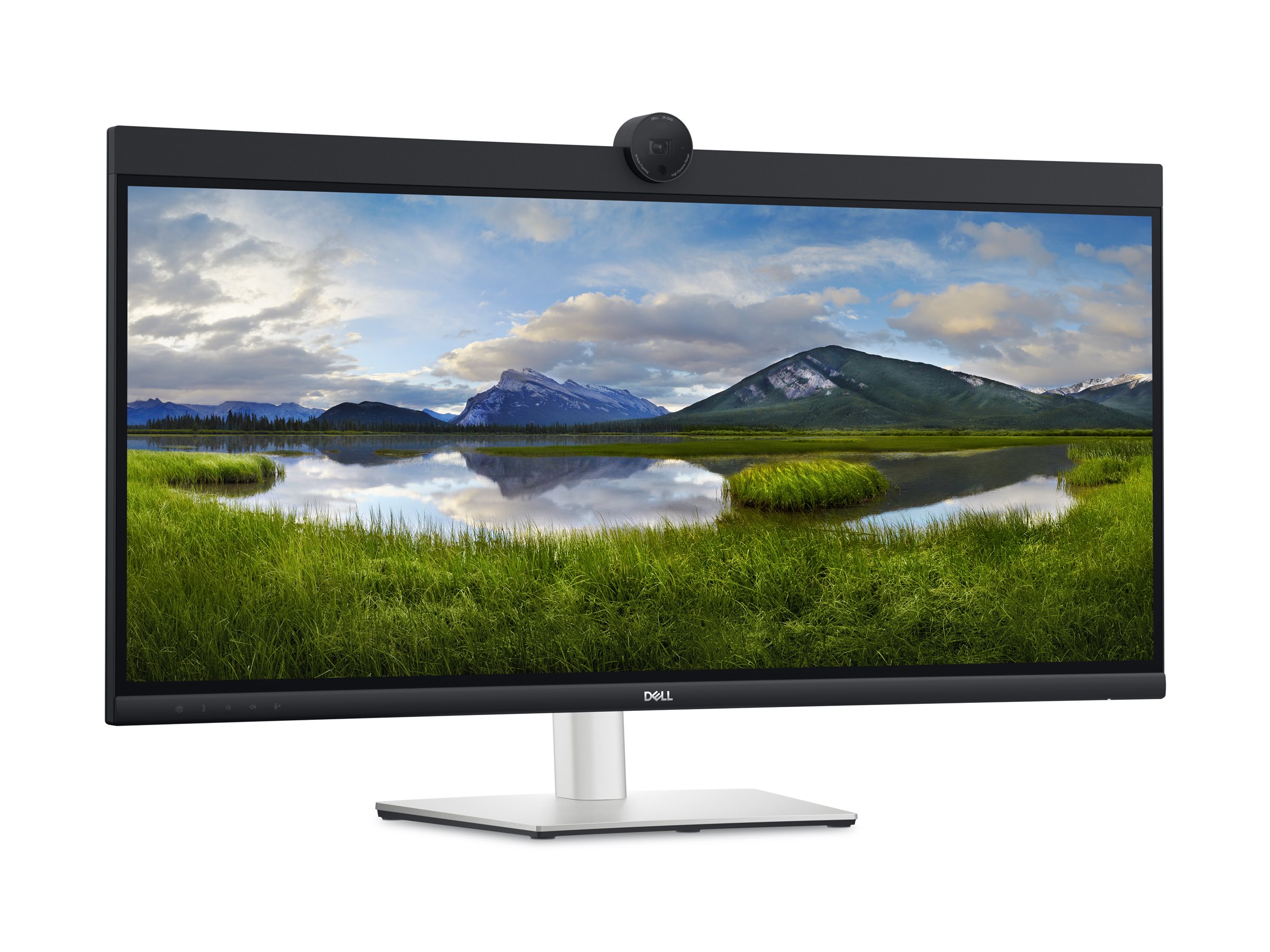 Dell P3424WEB LED-Monitor gebogen 86.4cm 34" - (34.14" sichtbar) - 3440 x 1440 WQHD @ 60 Hz - IPS - 300 cd/m² - 1000:1 - 5 ms - HDMI - DisplayPort - mit 3 Jahre eingeschränkte Hardwaregarantie mit Advanced Exchange Service und Premium Panel Austausch