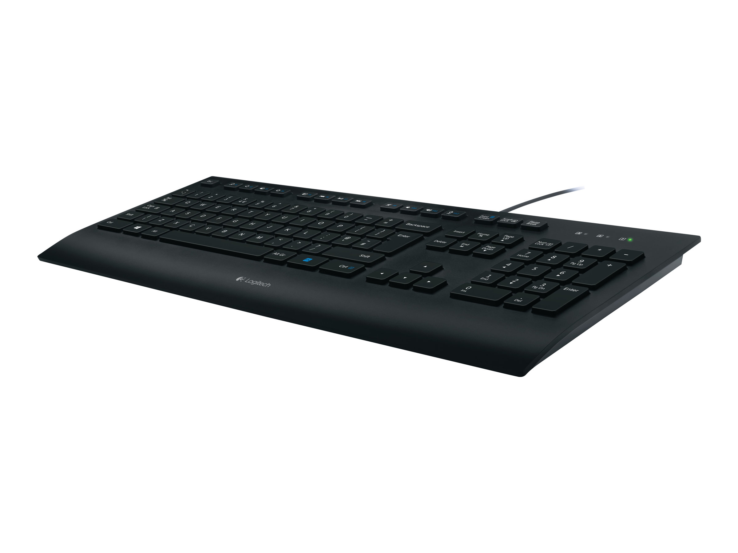 Tastatur K280e Corded Keyboard for Business - Kabelgebundene Business Tastatur für Windows - Linux und Chrome - USB-Anschluss - Handballenauflage - Spritzwassergeschützt - PC/Laptop - Deutsches QWERTZ-Layout - Schwarz Tastatur K280e Corded Keyboard for Business - Kabelgebundene Business Tastatur für Windows - Linux und Chrome - USB-Anschluss - Handballenauflage - Spritzwassergeschützt - PC/Laptop - Deutsches QWERTZ-Layout - Schwarz