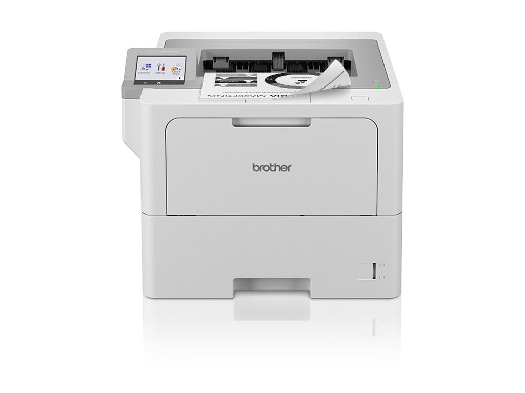 Brother HL-L6415DN - Drucker - s/w - Duplex - - A4/Legal - 1200 x 1200 dpi - bis zu 50 Seiten/Min. - Kapazität: 620 Blätter - USB 2.0 - Gigabit LAN - NFC - USB 2.0-Host - Wi-Fi(n)