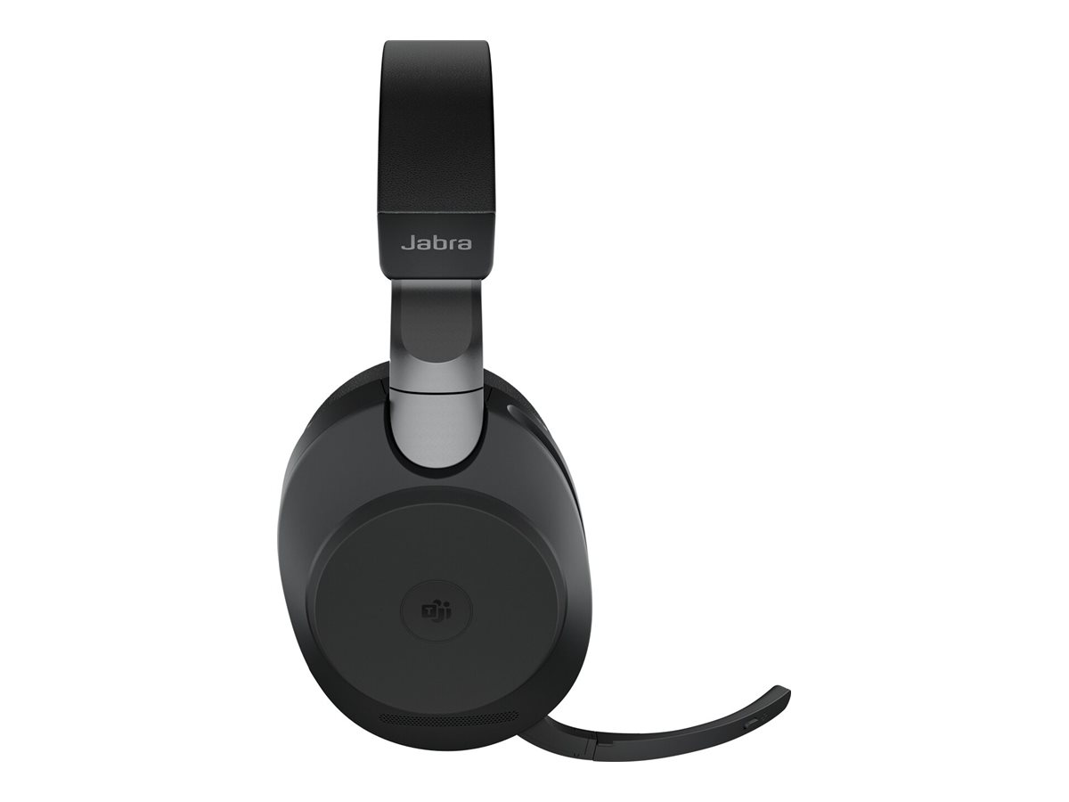 Jabra Evolve2 85 MS Stereo USB-C - Bluetooth - kabellos - kabelgebunden - aktive Rauschunterdrückung - 3,5 mm Stecker - Geräuschisolierung - Schwarz - Zertifiziert für Microsoft Teams