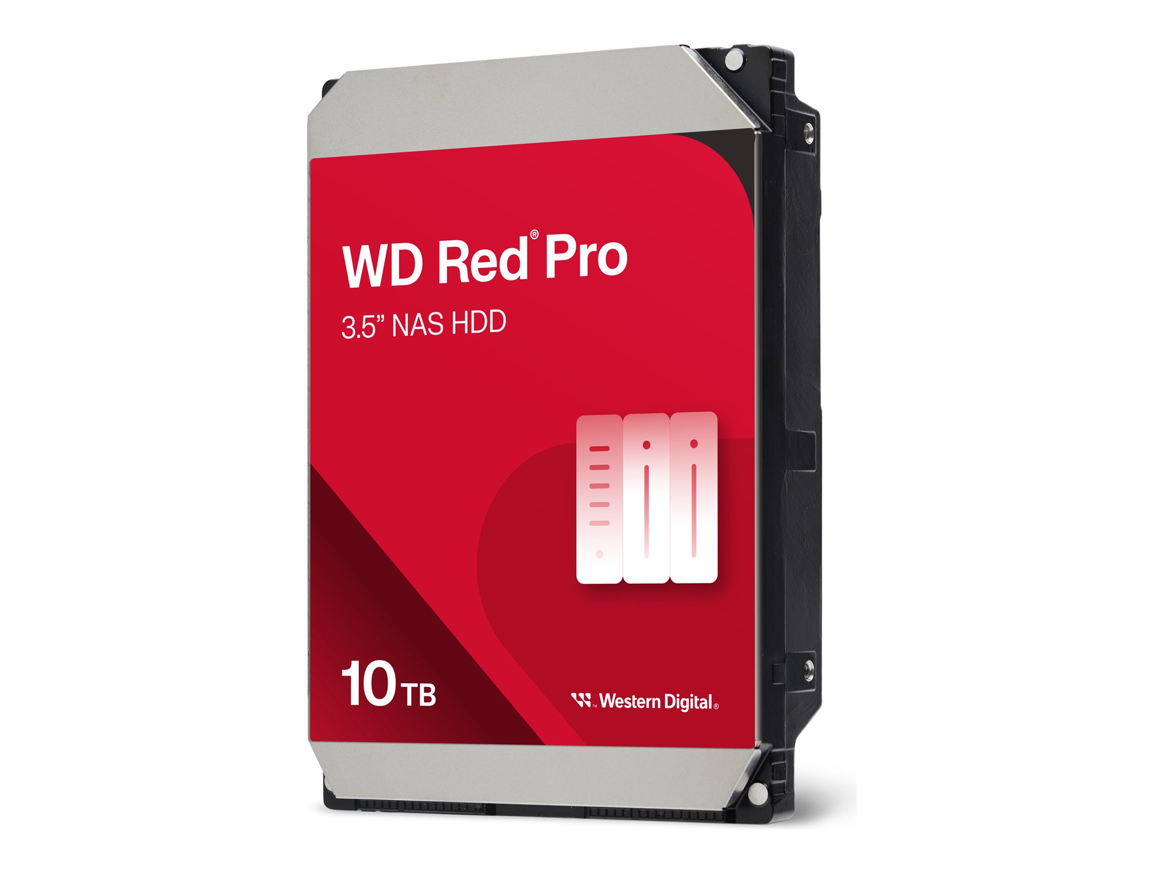 Red Pro NAS Hard Drive WD102KFBX - Festplatte - 10 TB - intern - 3.5" (8.9 cm) - SATA 6Gb/s - 7200 rpm - Puffer: 256 MB
