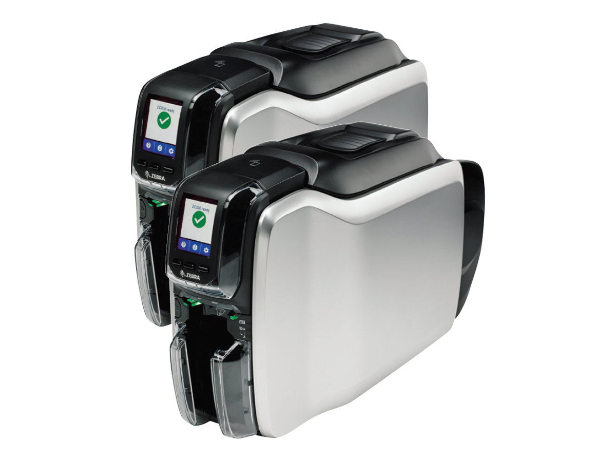 Zebra ZC300, Farbstoffsublimation/Wärmeübertragun, - 300 dpi - bis zu 900 Karten/Stunde (einfarbig)/ bis zu 200 Karten/Stunde (Farbe) - Kapazität: 100 Karten - USB 2.0 - LAN Zebra ZC300, Farbstoffsublimation/Wärmeübertragun, - 300 dpi - bis zu 900 Karten/Stunde (einfarbig)/ bis zu 200 Karten/Stunde (Farbe) - Kapazität: 100 Karten - USB 2.0 - LAN