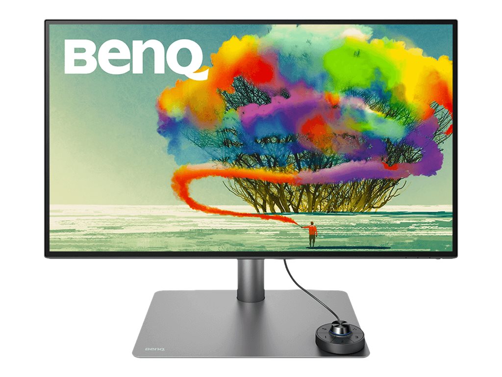 BenQ DesignVue PD2725U - LED-Monitor - 68.58 cm - 3840 x 2160 4K @ 60 Hz - IPS - 250 cd/m² - 1200:1 - HDR10 - 5 ms - 2xThunderbolt 3 - 2xHDMI - DisplayPort - Lautsprecher - Grau - Schwarz