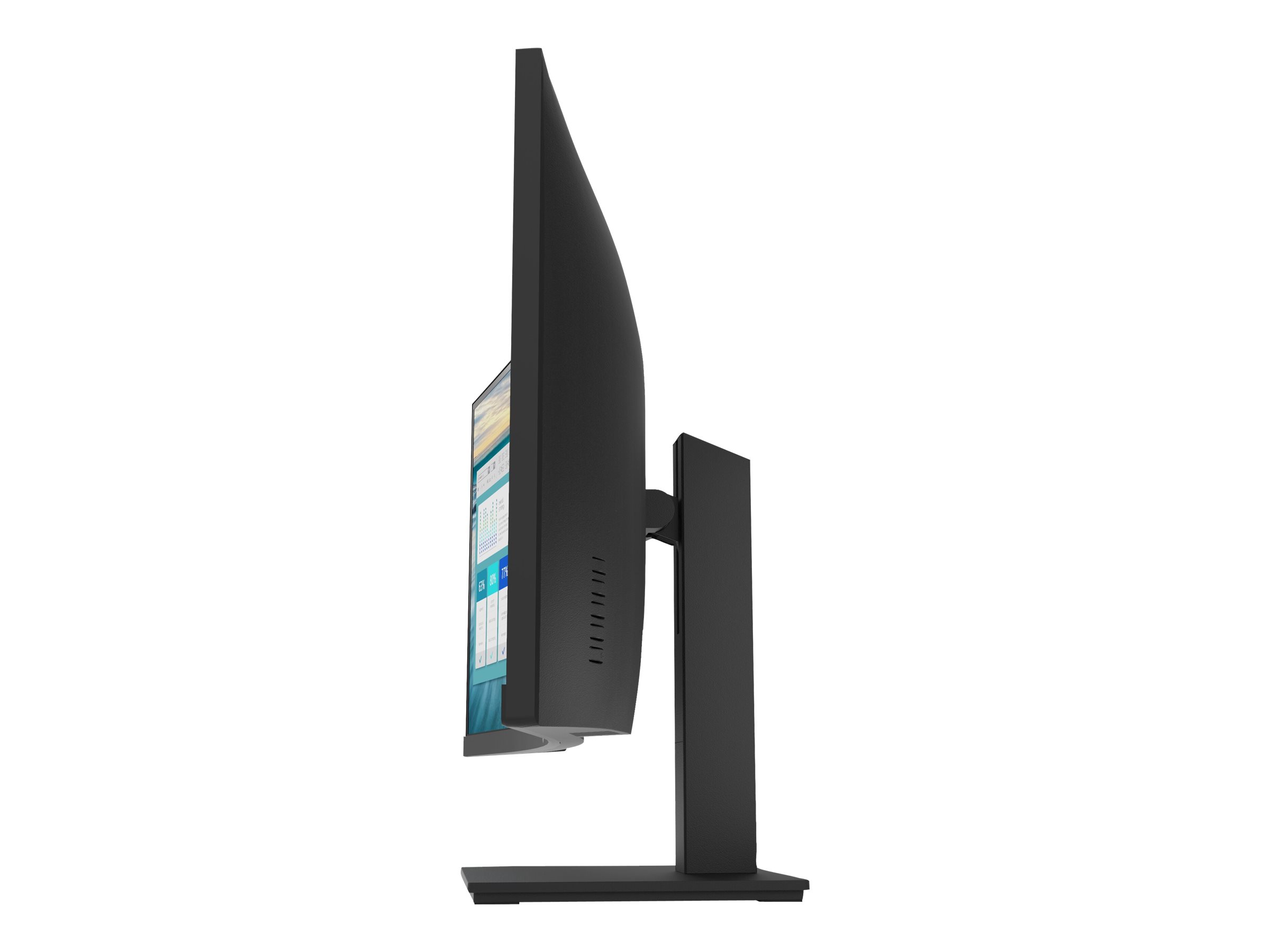 HP P34hc G4 - P-Series - LED-Monitor - gebogen - 3440 x 1440 WQHD @ 60 Hz - VA - 250 cd/m² - 3500:1 - 5 ms - HDMI - DisplayPort - USB-C - Lautsprecher - Schwarz