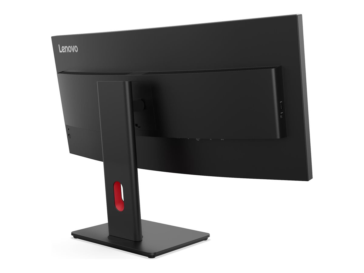 Lenovo ThinkVision T34WD-40 - LED-Monitor - - 3440 x 1440 UWQHD @ 120 Hz - VA - 300 cd/m² - 3000:1 - HDR10 - 4 ms - HDMI - DisplayPort - USB-C - Finsternis schwarz