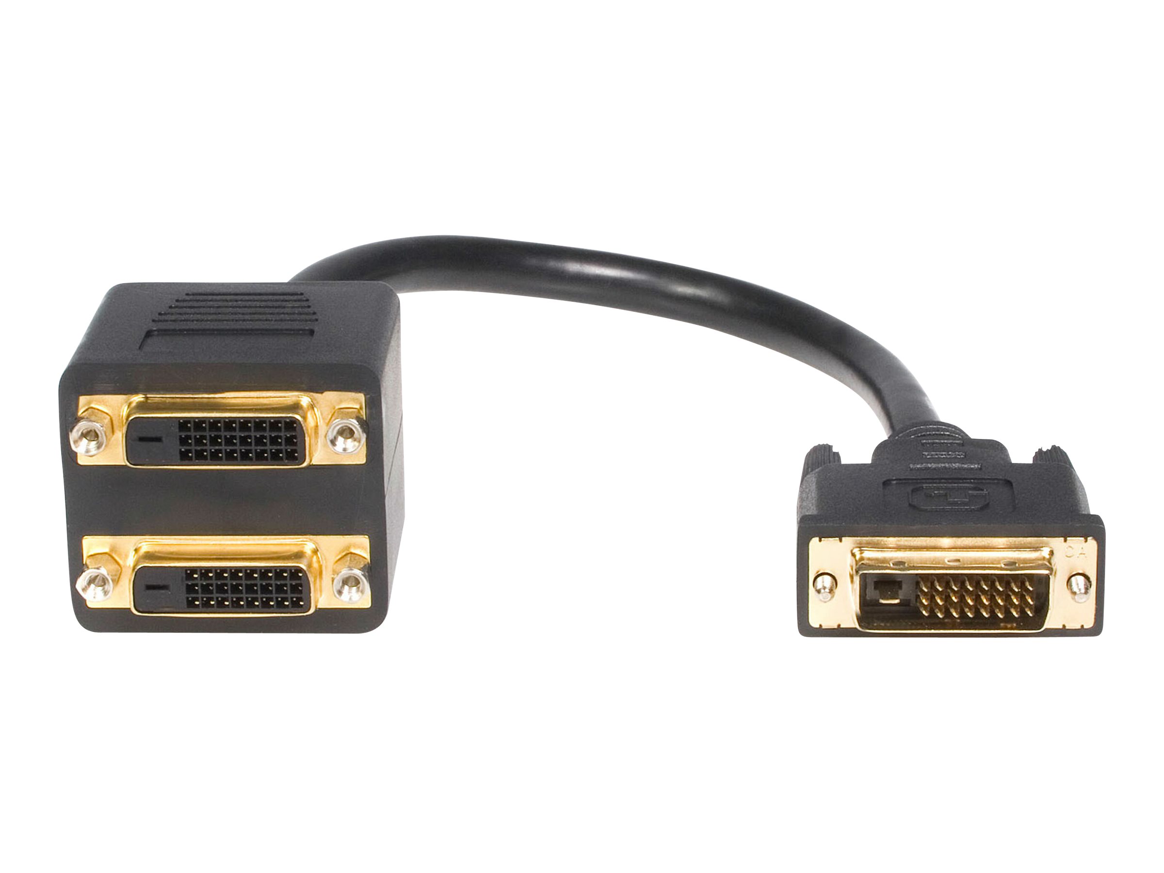 DVI-D auf 2x DVI-D 30cm Splitter Kabel Dual Link DVI25 Y-Kabel - Stecker/Buchse - Dual Link DVI25 Y-Kabel - Stecker/2x Buchse - DVI-Adapter vergoldete Kontakte - Video-Verteiler - Dual Link - DVI-D weiblich zu DVI-D männlich - 30.5 cm - abgeschirmt - Sch… DVI-D auf 2x DVI-D 30cm Splitter Kabel Dual Link DVI25 Y-Kabel - Stecker/Buchse - Dual Link DVI25 Y-Kabel - Stecker/2x Buchse - DVI-Adapter vergoldete Kontakte - Video-Verteiler - Dual Link - DVI-D weiblich zu DVI-D männlich - 30.5 cm - abgeschirmt - Sch…