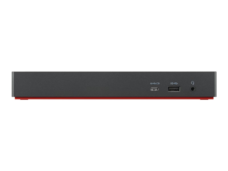 Lenovo ThinkPad Universal Thunderbolt 4 Dock - Dockingstation - Thunderbolt 4 - HDMI - 2 x DP - 1GbE - 135 Watt - Campus - Europa - für ThinkPad E14 Gen 4; L13 Yoga Gen 3; T14s Gen 3; X1 Nano Gen 2; X13 Yoga Gen 3