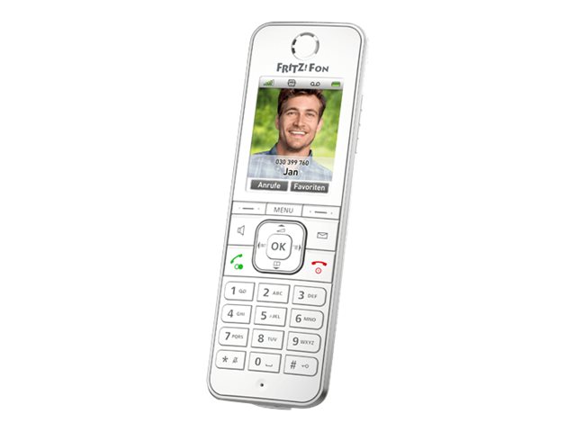 FRITZ!Fon C6 - Schnurloses VoIP-Telefon - ECO DECT\GAP - dreiweg Anruffunktion - SIP