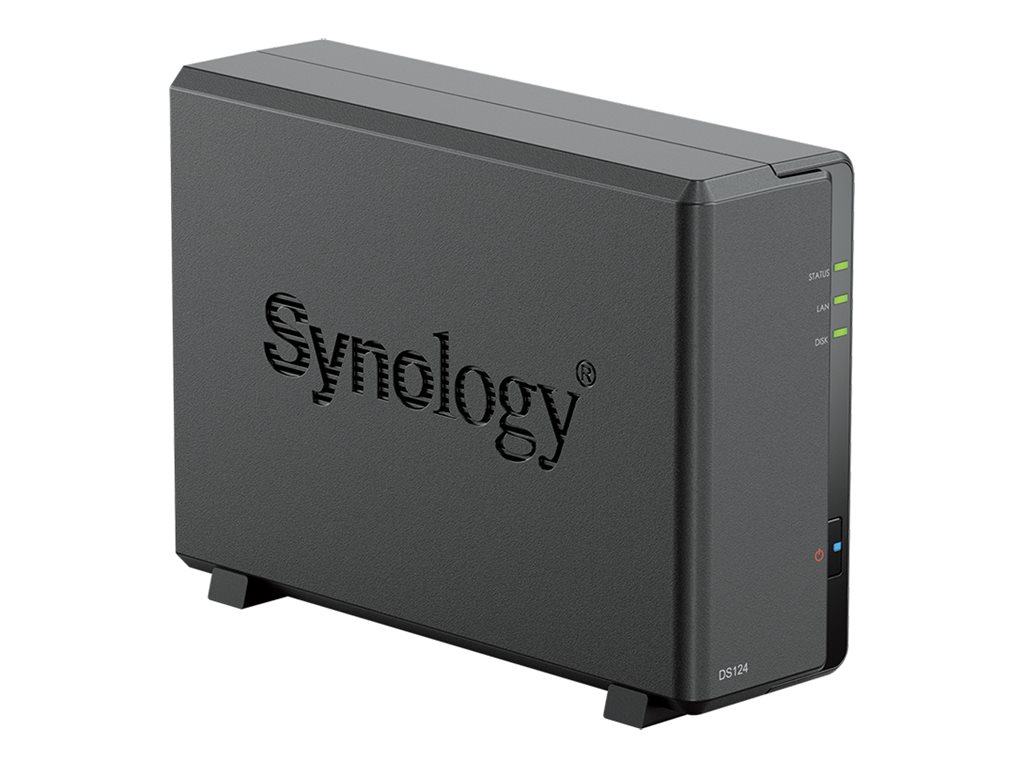 Synology Disk Station DS124 - NAS-Server - RAM 1 - Gigabit Ethernet - iSCSI Support