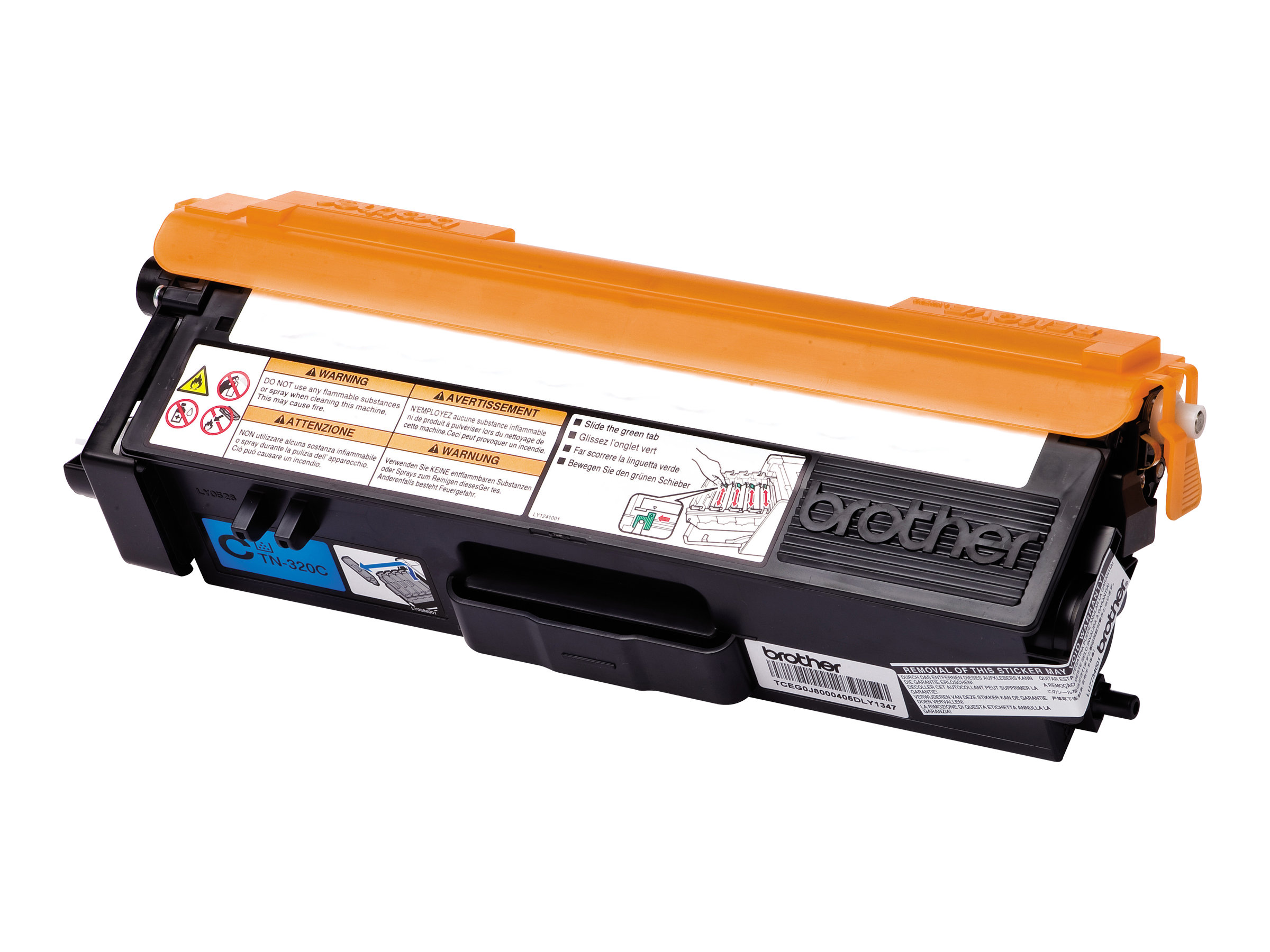 Brother TN320C - Cyan - Original - Tonerpatrone - für Brother DCP-9055 - DCP-9270 - HL-4140 - HL-4150 - HL-4570 - MFC-9460 - MFC-9465 - MFC-9970