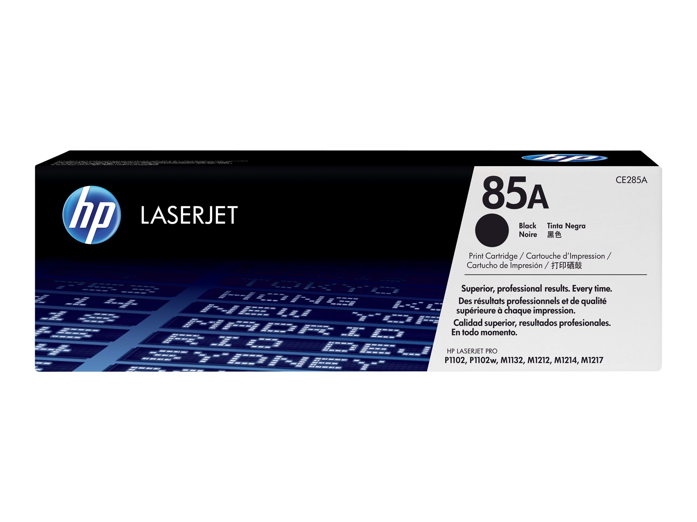 HP 85A - Schwarz - original - LaserJet - Tonerpatrone (CE285A) - für LaserJet Pro M1132 MFP - M1212nf MFP - M1217nfw MFP - P1102 - P1102s - P1102W - P1109 - P1109W