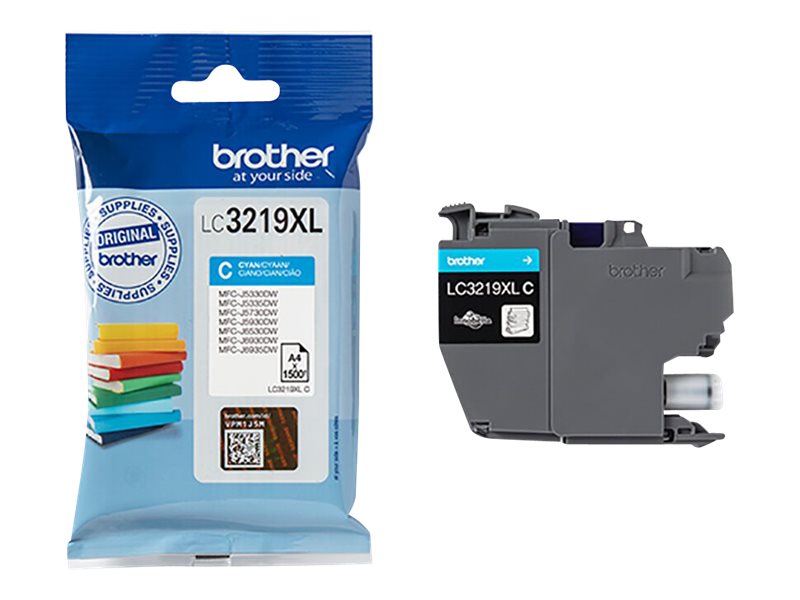 Brother LC3219XLC - XL - Cyan - Original - Blisterverpackung - Tintenpatrone - für INKvestment Business Smart Plus MFC-J5930; INKvestment Business Smart Pro MFC-J6935