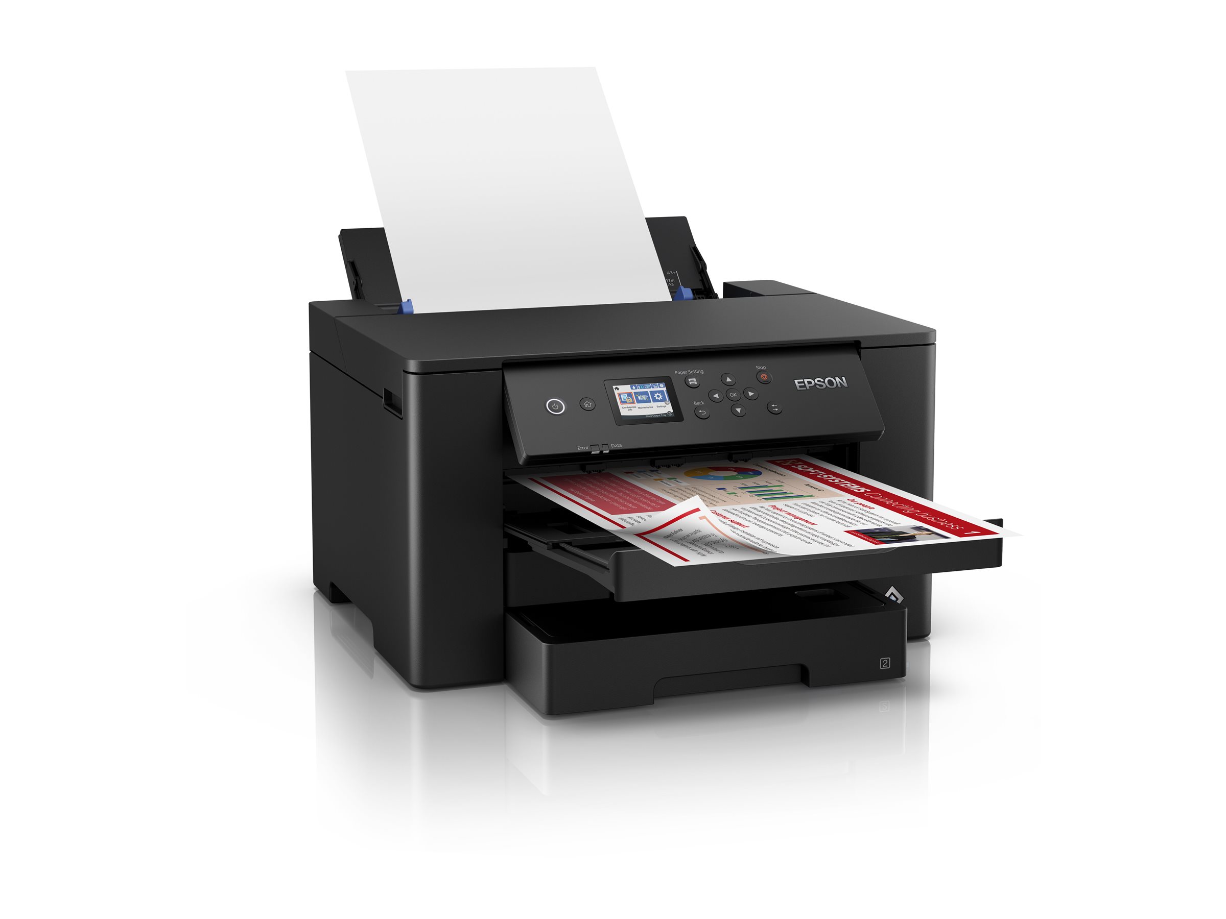 Epson WorkForce WF-7310DTW - Drucker - Farbe - - /bis zu 12 Seiten/Min. (Farbe) - Kapazität: 500 Blätter - USB 2.0 - LAN - Wi-Fi(n)