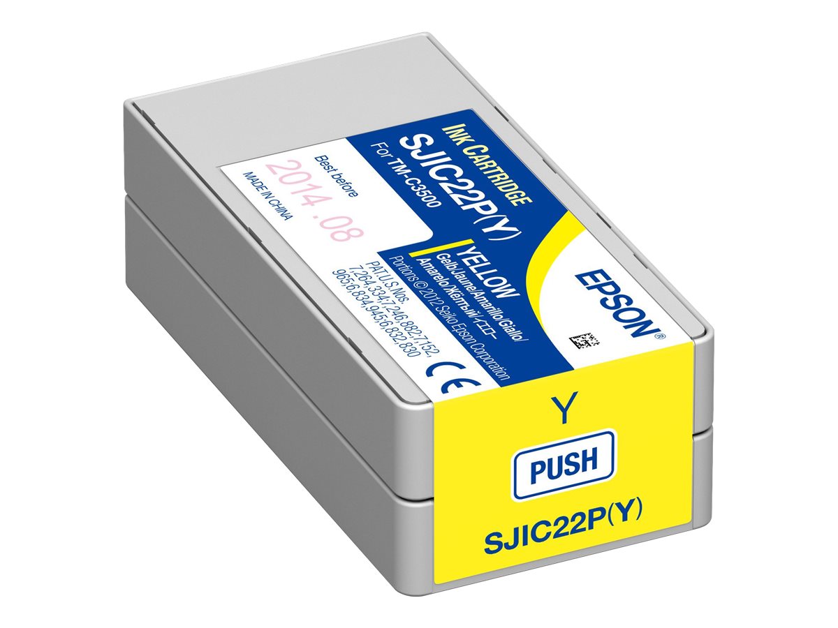 Tintenpatrone SJIC22P(Y) gelb - für TM C3500 Tintenpatrone SJIC22P(Y) gelb - für TM C3500