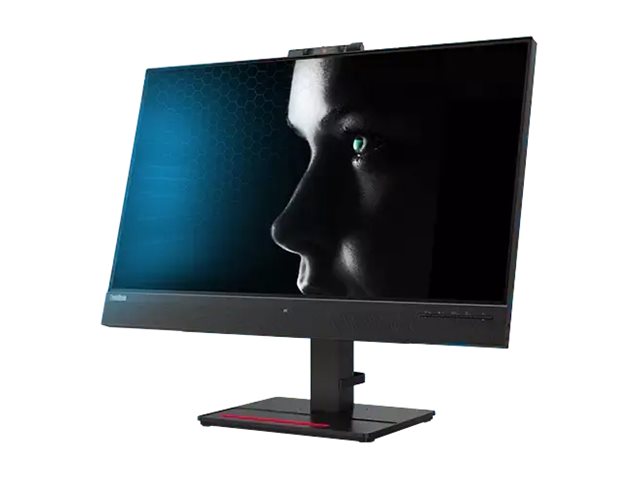 Lenovo ThinkVision T27hv-20 - LED-Monitor - 69 cm (27") - 2560 x 1440 QHD @ 60 Hz - IPS - 350 cd/m² - 1000:1 - 4 ms - HDMI - DisplayPort - USB-C - Lautsprecher - Raven Black - Campus - für ThinkCentre M90s Gen 3 11TX; ThinkCentre neo 70t 11YU; ThinkPad P…