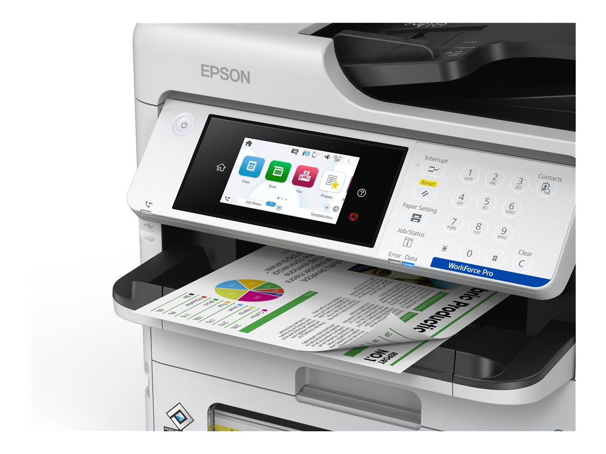 Epson WorkForce Pro EM-C800RDWF - - (Original) - A4/Legal (Medien) - bis zu 25 Seiten/Min. (Drucken) - 330 Blatt - 33.6 Kbps - USB 2.0 - Gigabit LAN - Wi-Fi(ac) Epson WorkForce Pro EM-C800RDWF - - (Original) - A4/Legal (Medien) - bis zu 25 Seiten/Min. (Drucken) - 330 Blatt - 33.6 Kbps - USB 2.0 - Gigabit LAN - Wi-Fi(ac)