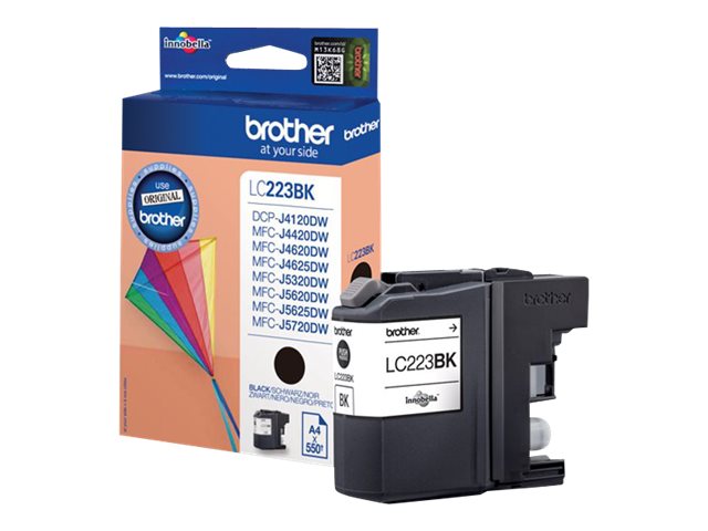 Brother LC223BK - Schwarz - Original - Tintenpatrone - für Brother DCP-J4120 - J562 - MFC-J4625 - J480 - J5320 - J680 - J880; Business Smart MFC-J4420 Brother LC223BK - Schwarz - Original - Tintenpatrone - für Brother DCP-J4120 - J562 - MFC-J4625 - J480 - J5320 - J680 - J880; Business Smart MFC-J4420