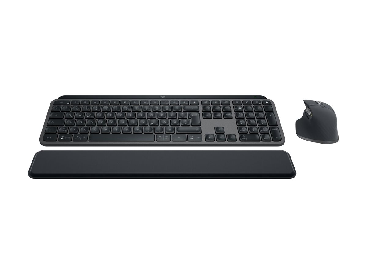 Logitech MX Keys Combo for Business - Tastatur-und-Maus-Set - hinterleuchtet - kabellos - Bluetooth LE - QWERTZ - Deutsch - Graphite Logitech MX Keys Combo for Business - Tastatur-und-Maus-Set - hinterleuchtet - kabellos - Bluetooth LE - QWERTZ - Deutsch - Graphite