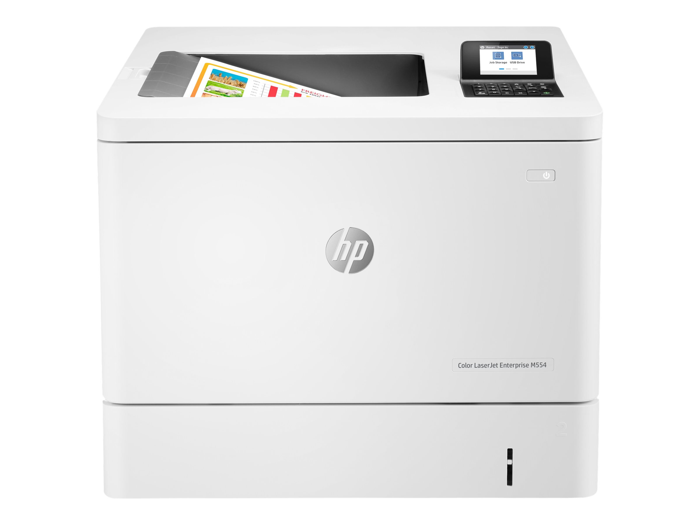 HP LaserJet Enterprise M554dn - Drucker - Farbe - Duplex - Laser - A4/Legal - 1200 x 1200 dpi - bis - / bis zu 33 Seiten/Min. (Farbe) - Kapazität: 650 Blätter - USB 2.0 - Gigabit LAN - USB 2.0-Host HP LaserJet Enterprise M554dn - Drucker - Farbe - Duplex - Laser - A4/Legal - 1200 x 1200 dpi - bis - / bis zu 33 Seiten/Min. (Farbe) - Kapazität: 650 Blätter - USB 2.0 - Gigabit LAN - USB 2.0-Host