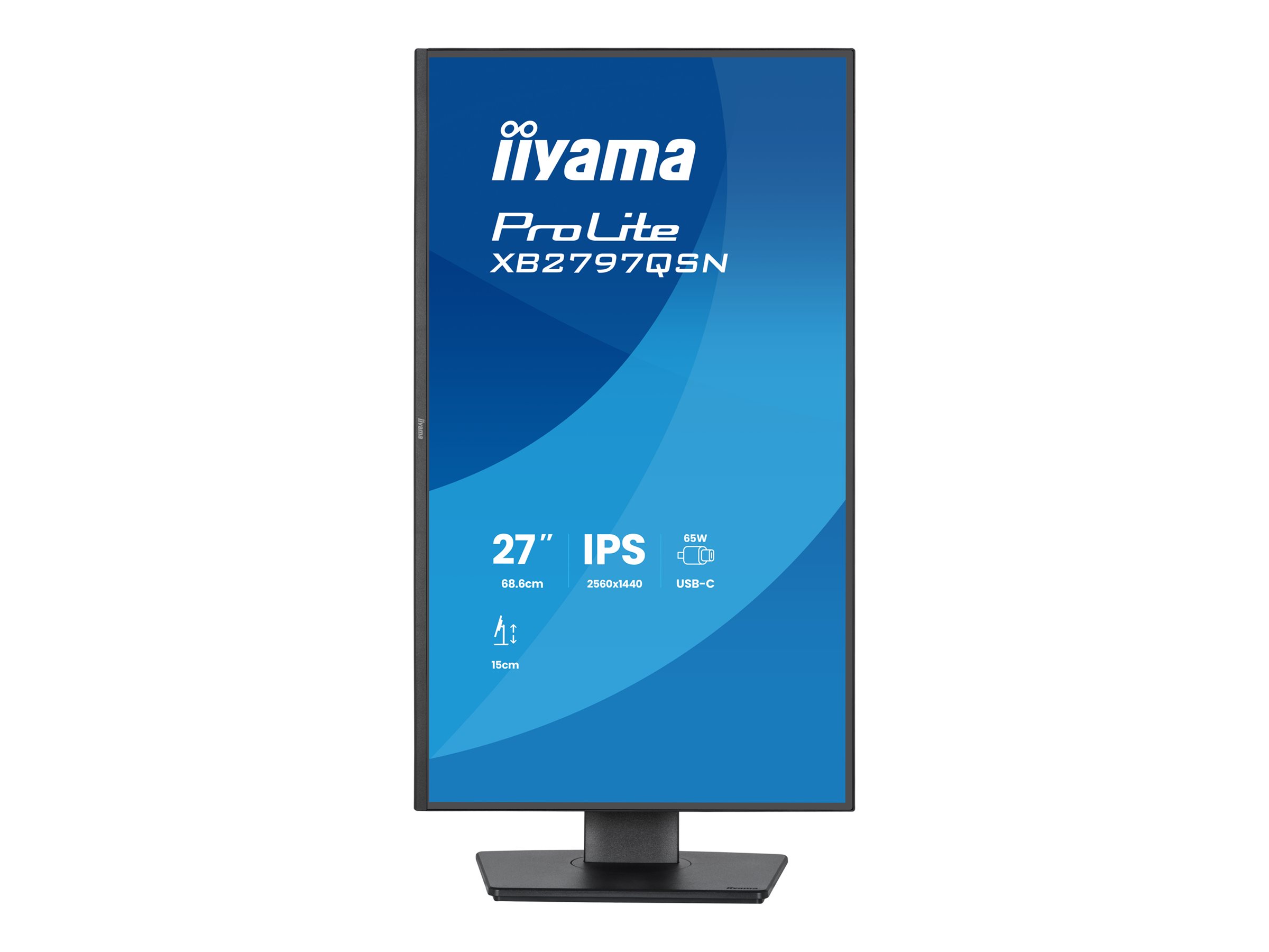 Iiyama ProLite XB2797HSN-B1 - LED-Monitor - 1920 x 1080 Full HD (1080p) @ 100 Hz - IPS - 350 cd/m² - 1500:1 - 1 ms - HDMI - DisplayPort - USB-C - Lautsprecher - Schwarz Iiyama ProLite XB2797HSN-B1 - LED-Monitor - 1920 x 1080 Full HD (1080p) @ 100 Hz - IPS - 350 cd/m² - 1500:1 - 1 ms - HDMI - DisplayPort - USB-C - Lautsprecher - Schwarz