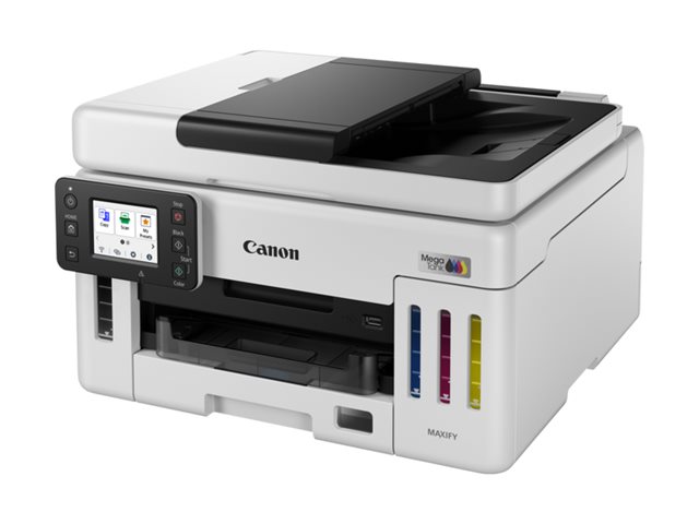 Canon MAXIFY GX6150 MegaTank - - A4 (210 x 297 mm) (Original) - A4/Legal (Medien) - bis zu 24 ipm (Drucken) - 350 Blatt - USB 2.0 - Wi-Fi(n) - LAN