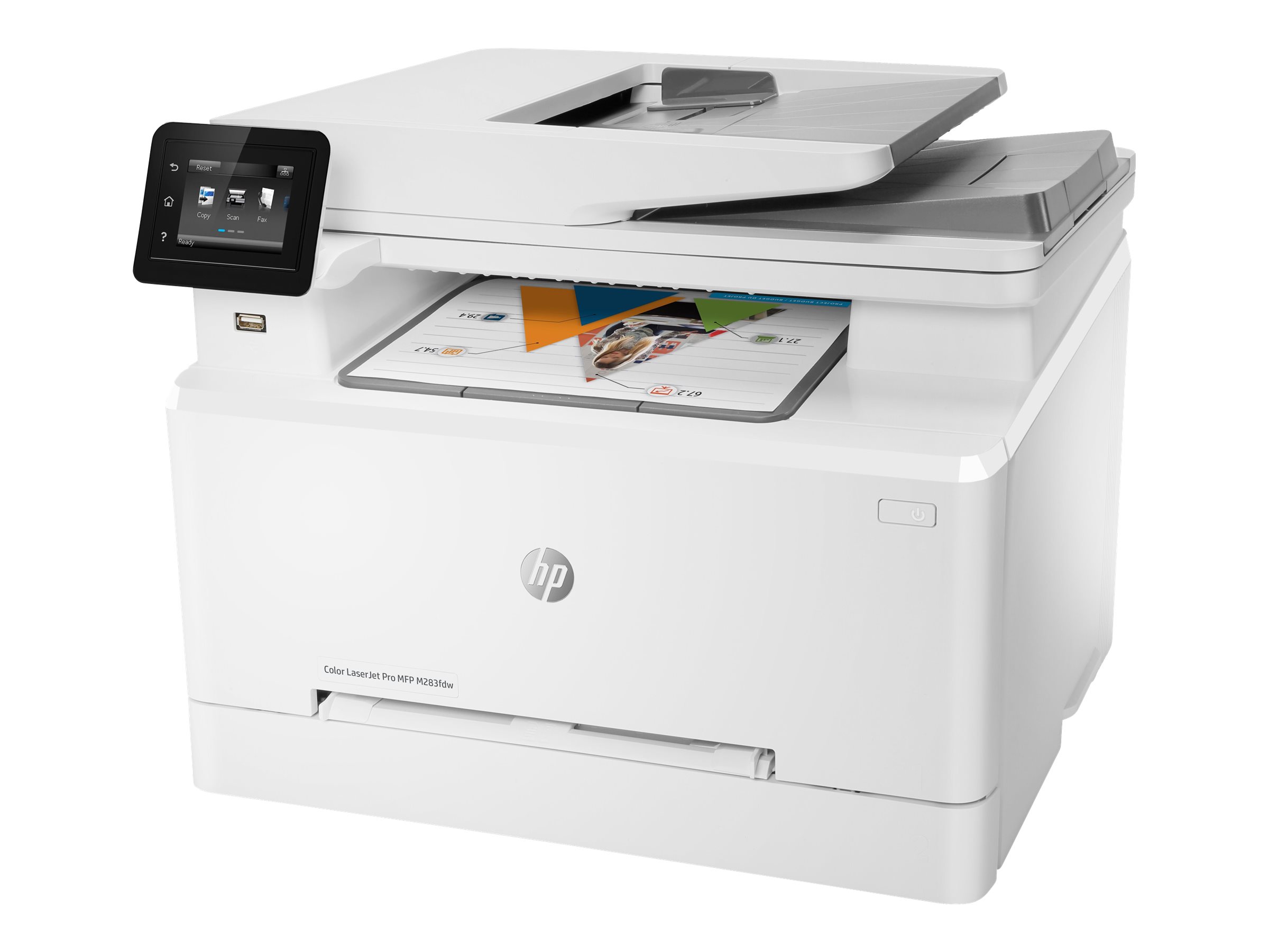 HP Color LaserJet Pro MFP M283fdw - Multifunktionsdrucker - Farbe - Laser - Legal (216 x 356 mm) - (Original) - A4/Legal (Medien) - bis zu 21 Seiten/Min. (Kopieren) - bis zu 21 Seiten/Min. (Drucken) - bis zu 21 ipm (Drucken) - 250 Blatt - 33.6 Kbps - USB…