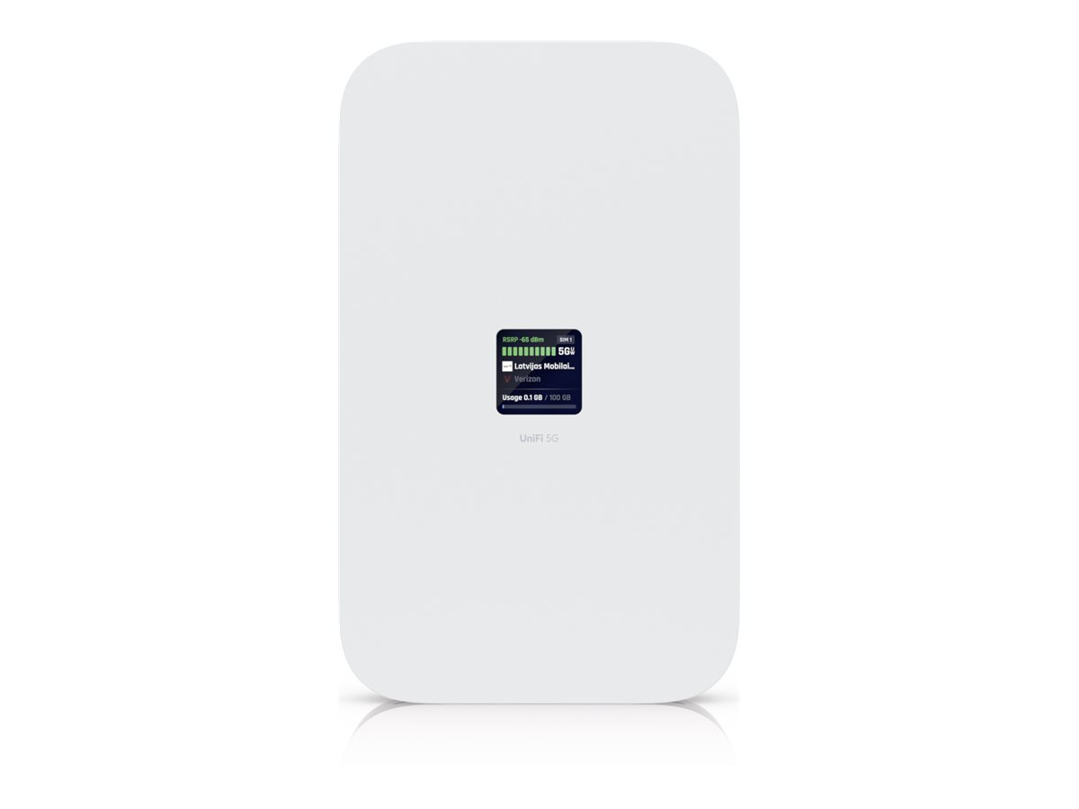 Ubiquiti UniFi 5G Max - Standard - Wireless - Modem für den Netzwerkzugriff - 5G LTE - 2.5 Gigabit Ethernet - 3.4 Gbps - 1GbE - 2.5GbE
