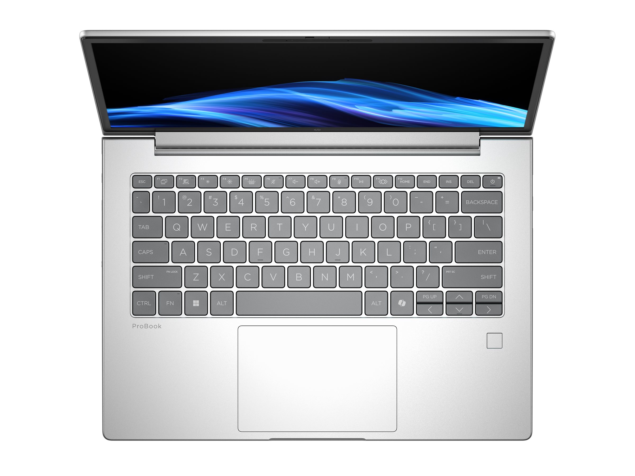 HP ProBook 4 G1i Notebook AI - 177-Grad - IPS 1920 x 1200 - Wi-Fi 7 - Bluetooth - Schnellaluminium in Silber - kbd: Deutsch