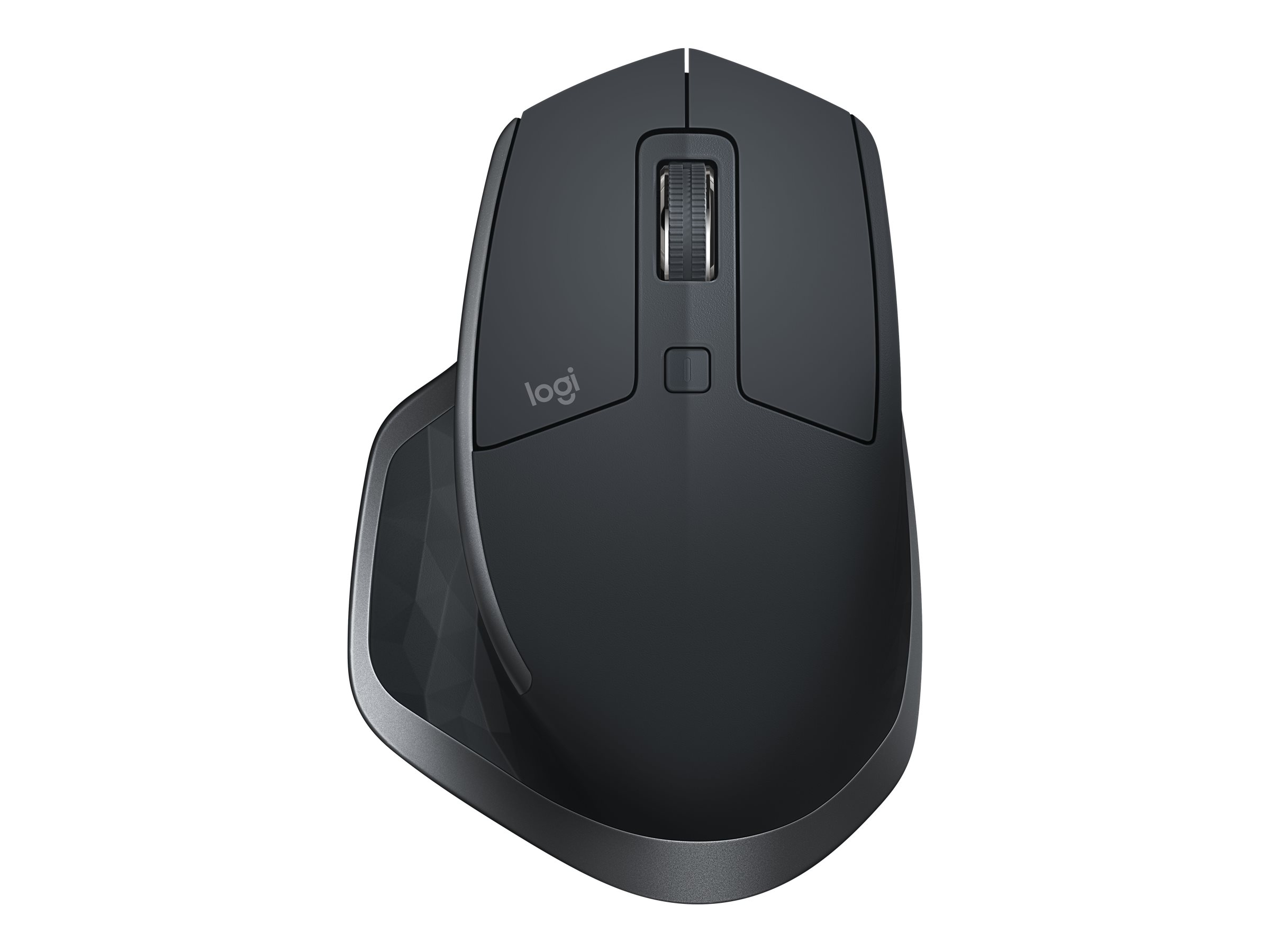 MX Master 2S - Maus - Laser - 7 Tasten - kabellos - Bluetooth, 2.4 GHz - - kabellos - 2.4 GHz - Bluetooth - USB Logitech Unifying Empfänger - Graphite - für Komplett Office Micro R9
