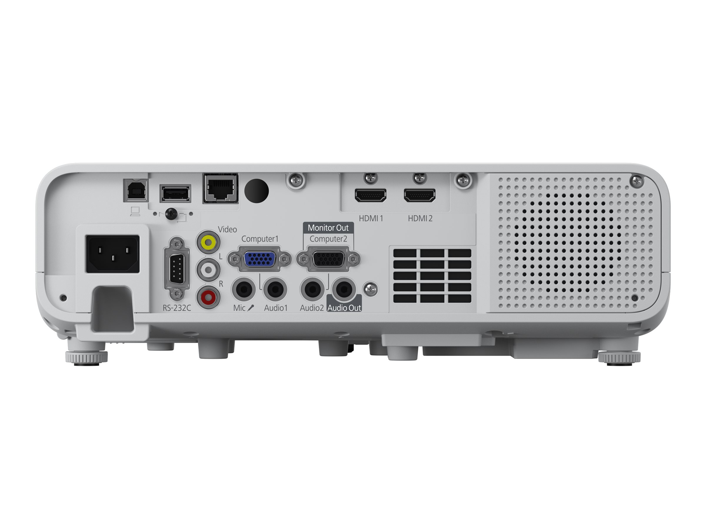 Epson EB-L260F - 3-LCD-Projektor - 4600 lm (weiß) - 4600 lm (Farbe) - 16:9 - 1080p - 802.11a/b/g/n/ac Wireless / LAN/ Miracast - weiß