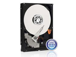 HP 1TB Caviar Blue Desktop SATA 6G/s 7200rpm 64MB 3,5" intern sw bulk - SATA 6Gb/s - 7200 rpm - Puffer: 64 MB - für My Cloud EX2