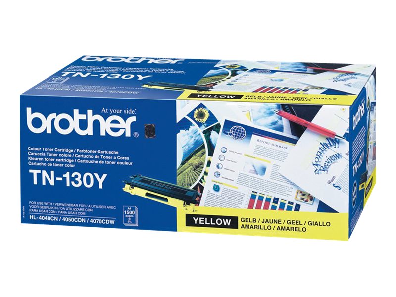 Brother TN130Y - Gelb - Original - Tonerpatrone - für Brother DCP-9040 - 9042 - 9045 - HL-4040 - 4050 - 4070 - MFC-9440 - 9450 - 9840