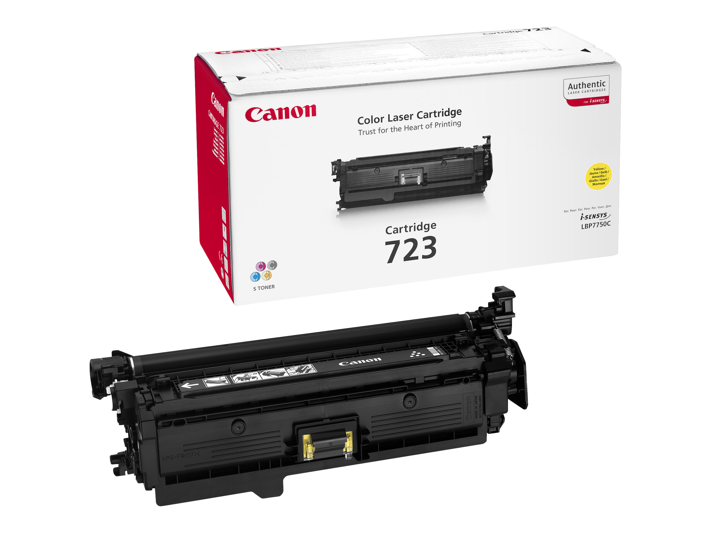Toner 723 Y gelb - für i-SENSYS LBP7750Cdn Toner 723 Y gelb - für i-SENSYS LBP7750Cdn